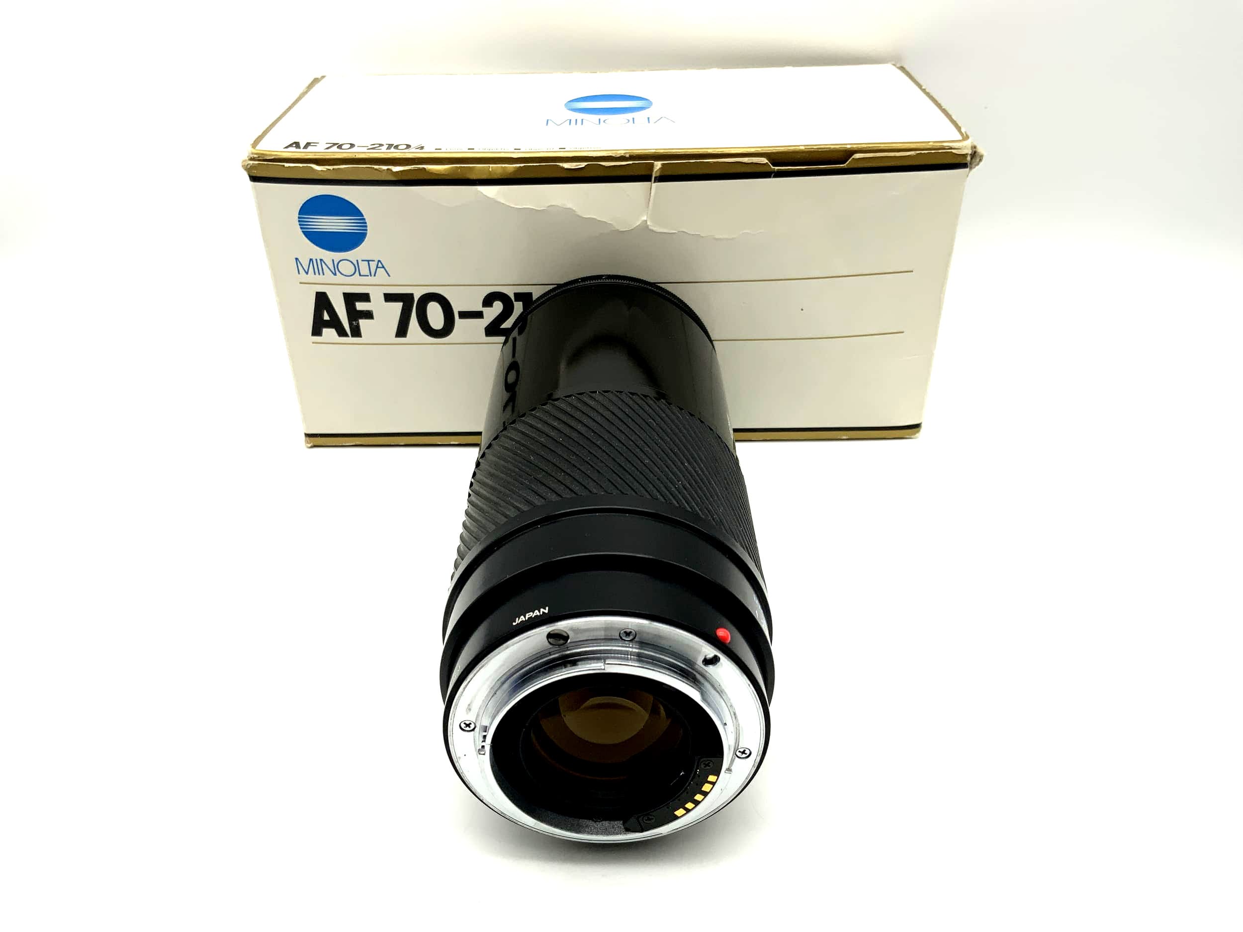 Objectif Minolta 70-210 mm 1:4 AF avec étui OVP (Minolta AF/Sony A)