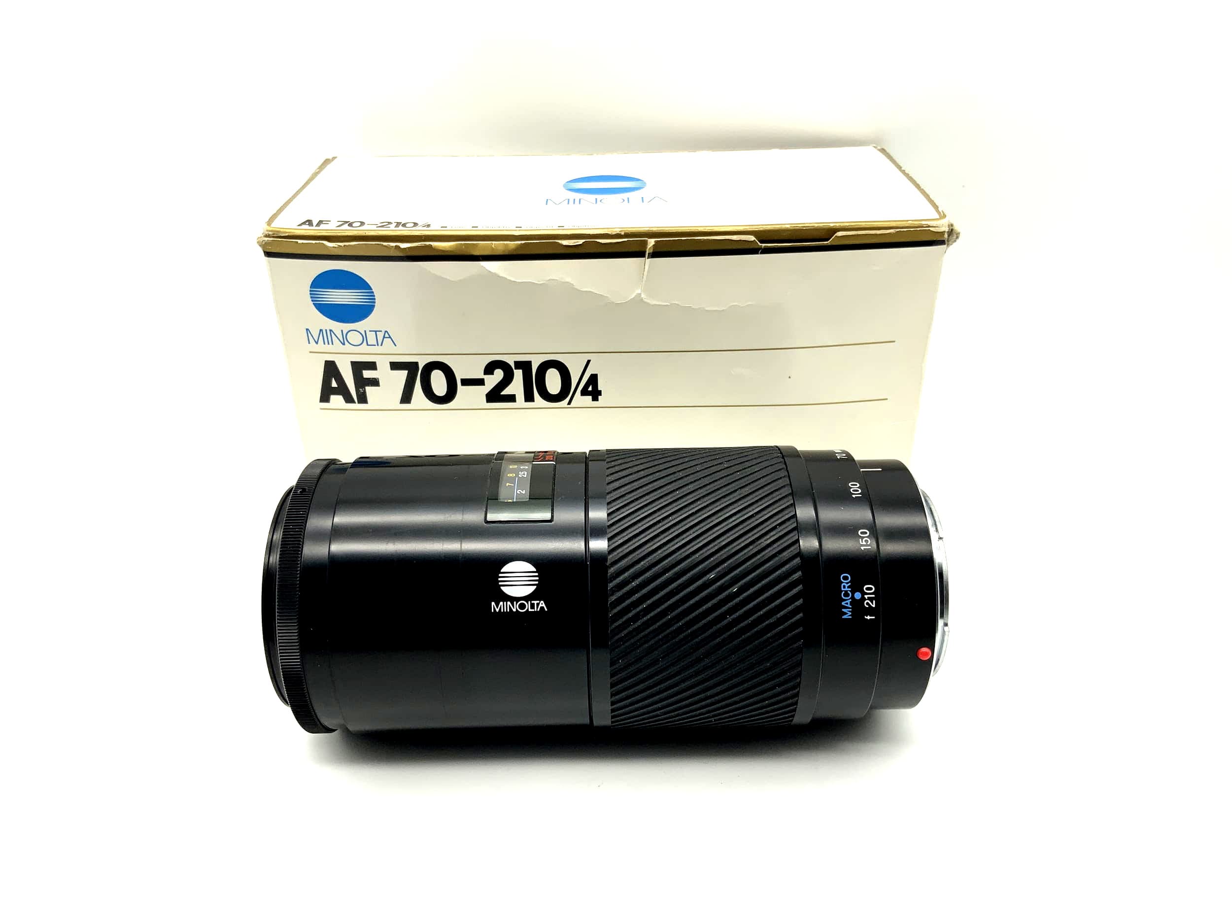 Objectif Minolta 70-210 mm 1:4 AF avec étui OVP (Minolta AF/Sony A)