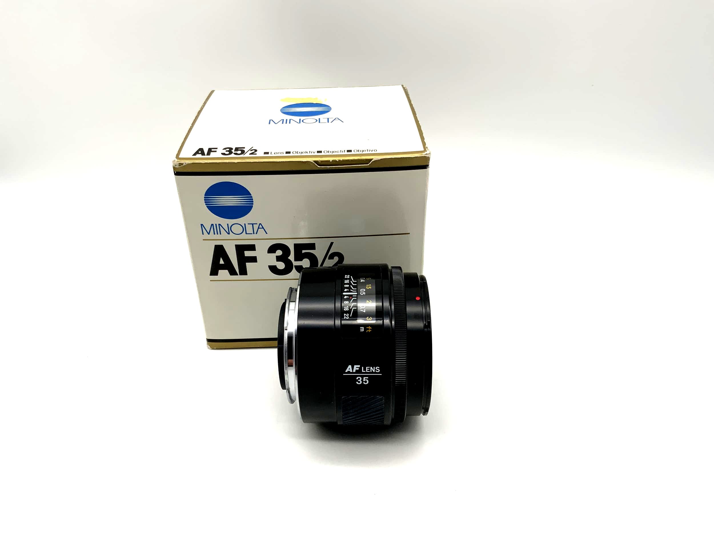 Minolta 35mm 1:2 Lens AF Lens with OVP Camera Lens (Minolta AF/Sony A)