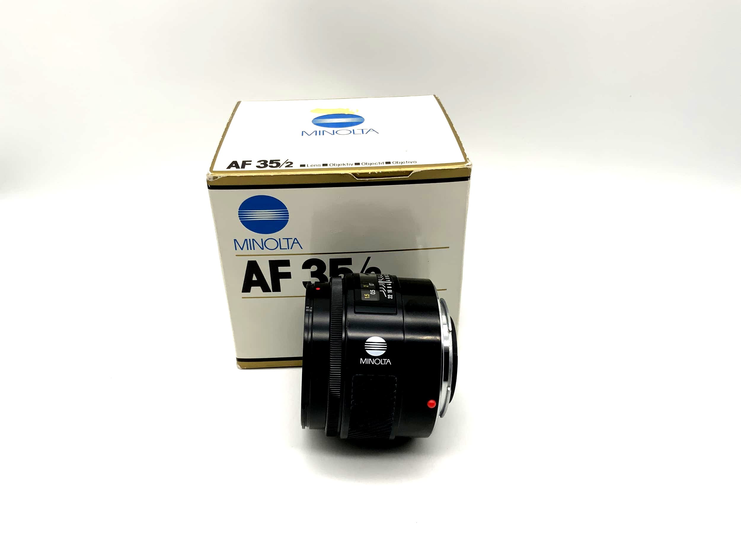 Minolta 35mm 1:2 Lens AF Lens with OVP Camera Lens (Minolta AF/Sony A)