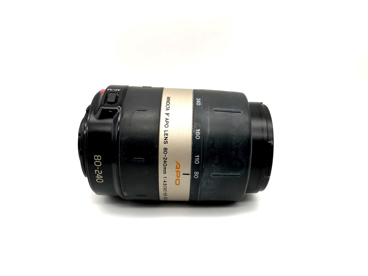 Objectif Minolta 80-240 mm 1:4,5-5,6 Objectif V APO (32) Objectif d'appareil photo (Minolta Vectis)