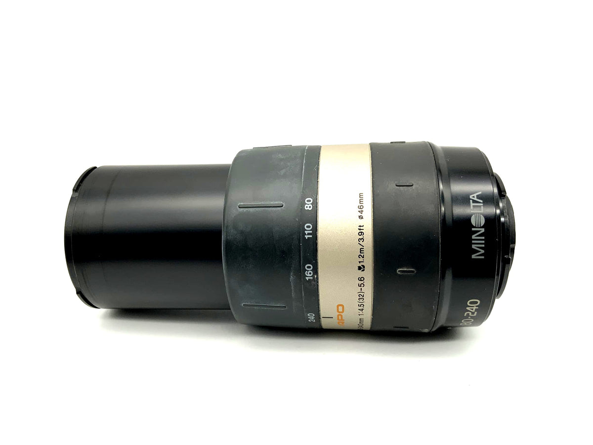 Objectif Minolta 80-240 mm 1:4,5-5,6 Objectif V APO (32) Objectif d'appareil photo (Minolta Vectis)