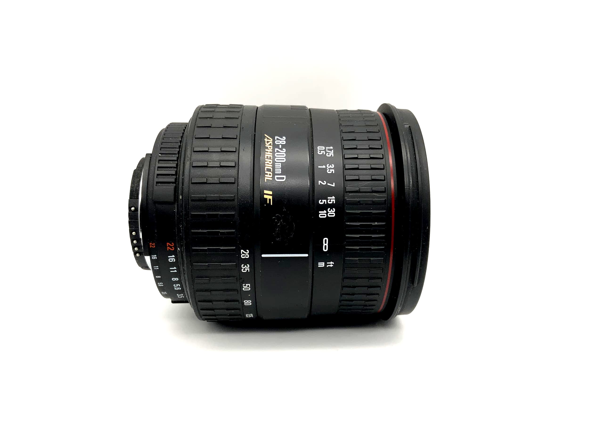 Objectif Sigma 28-200mm 1:3.5-5.6 DL HyperZoom Macro Asphérique IF (Nikon AF)