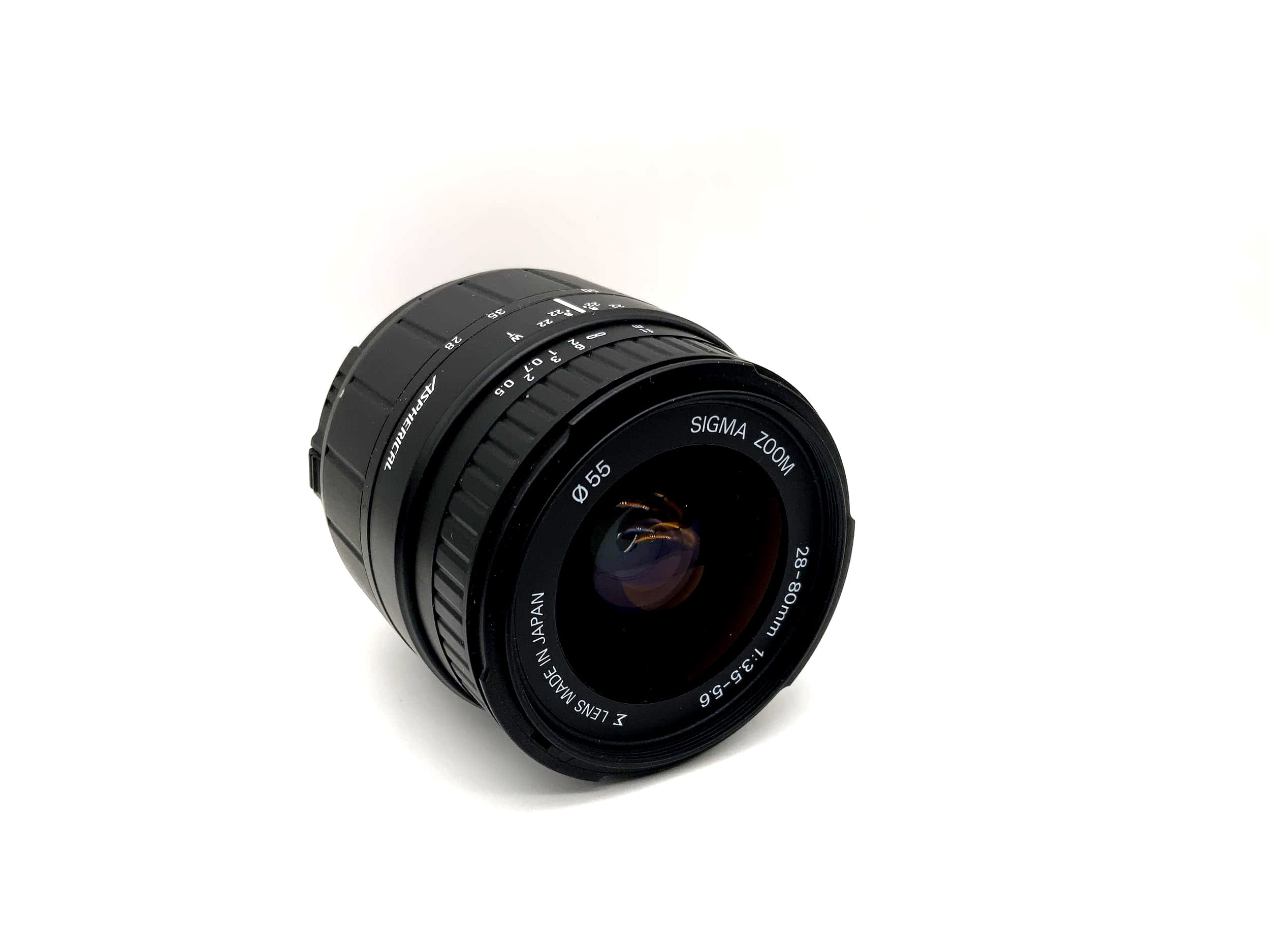 Objectif zoom Sigma 28-80 mm 1:3.5-5.6, lentille asphérique D (Nikon AF)