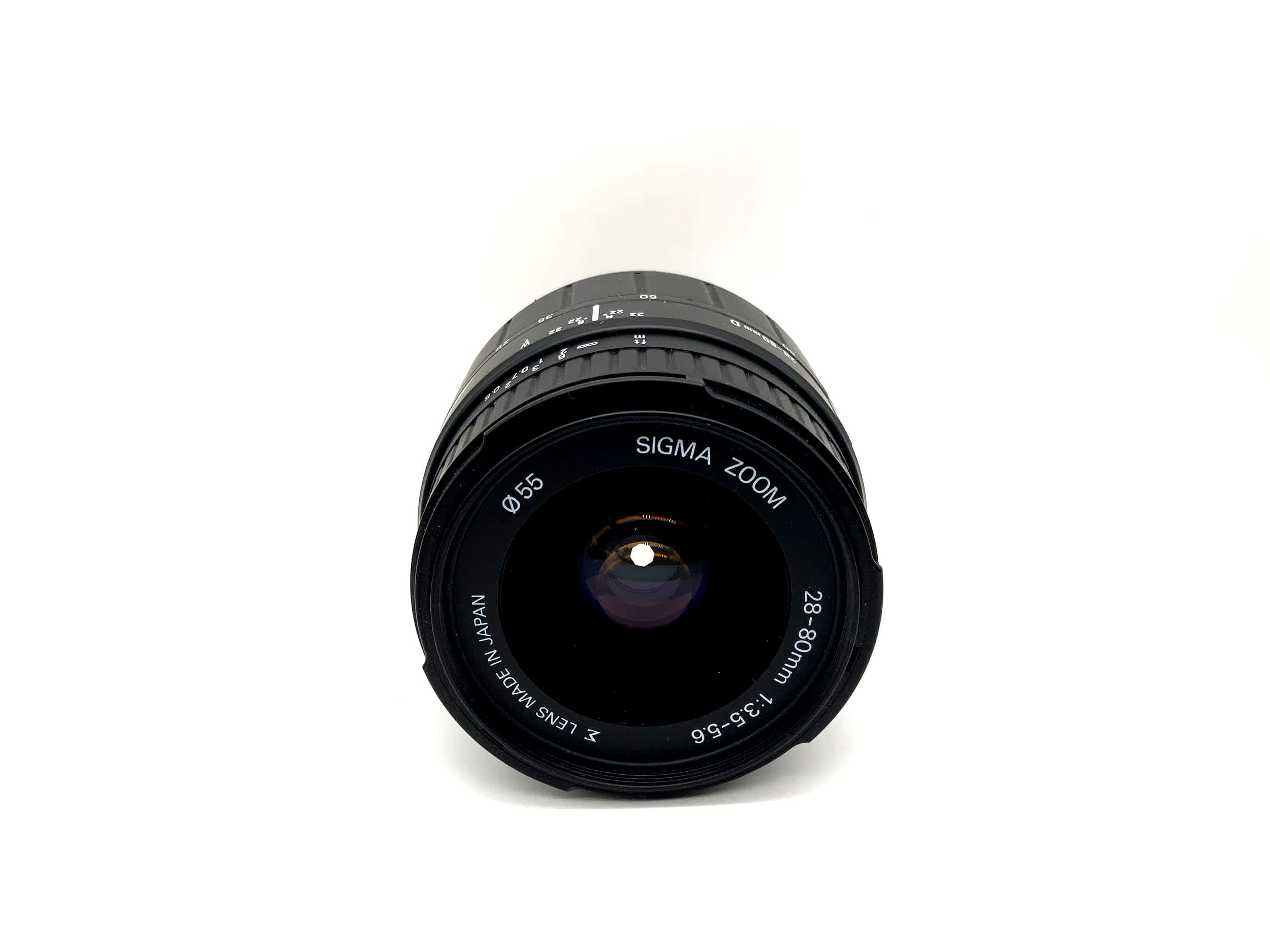 Objectif zoom Sigma 28-80 mm 1:3.5-5.6, lentille asphérique D (Nikon AF)