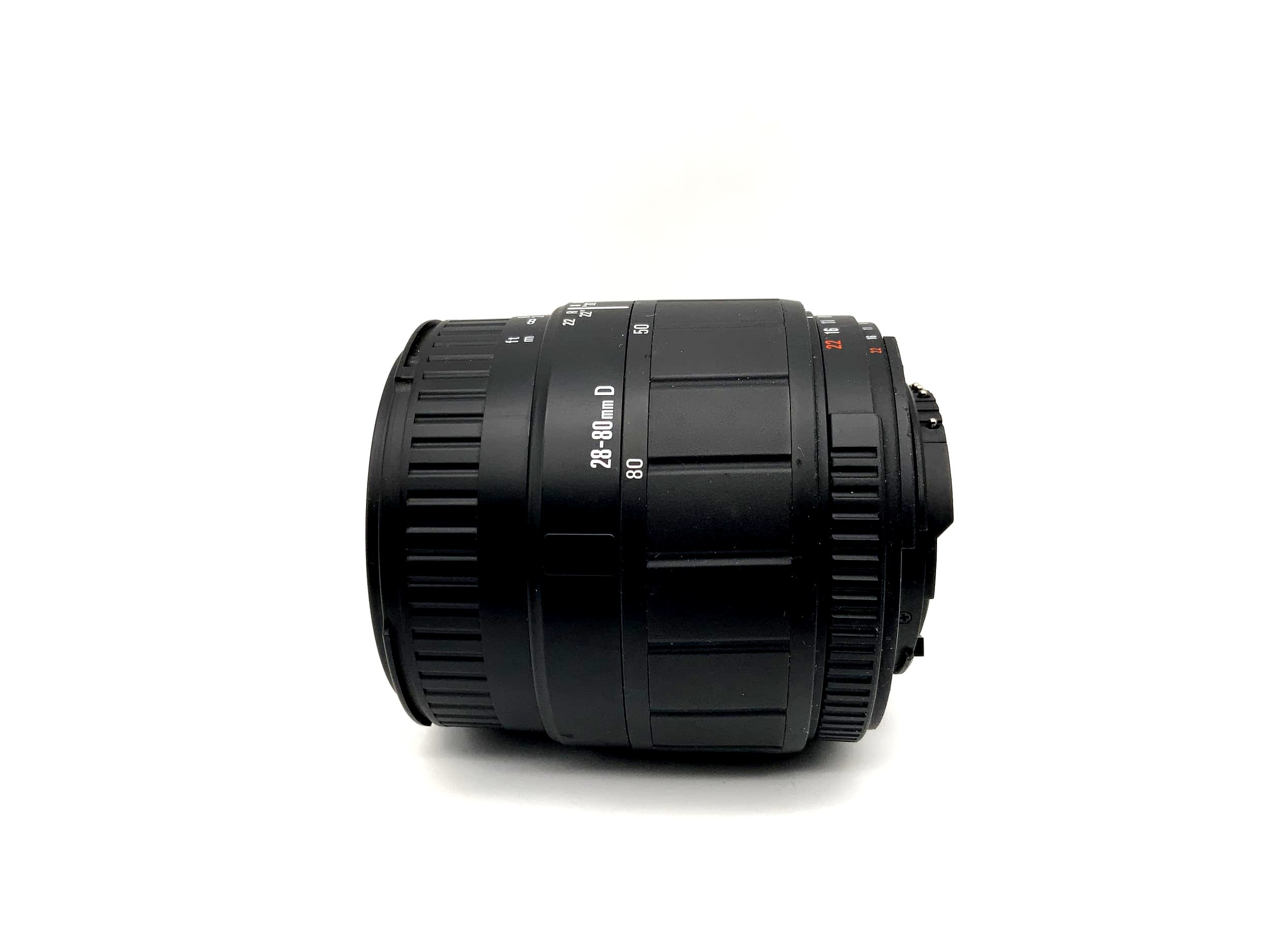 Objectif zoom Sigma 28-80 mm 1:3.5-5.6, lentille asphérique D (Nikon AF)