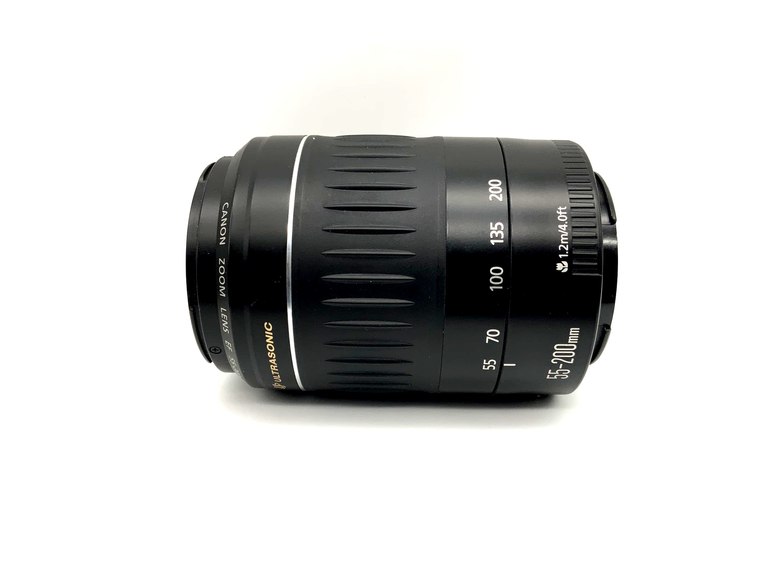 Objectif zoom Canon 55-200 mm 1:4.5-5.6 EF II USM à ultrasonique (Canon EF)