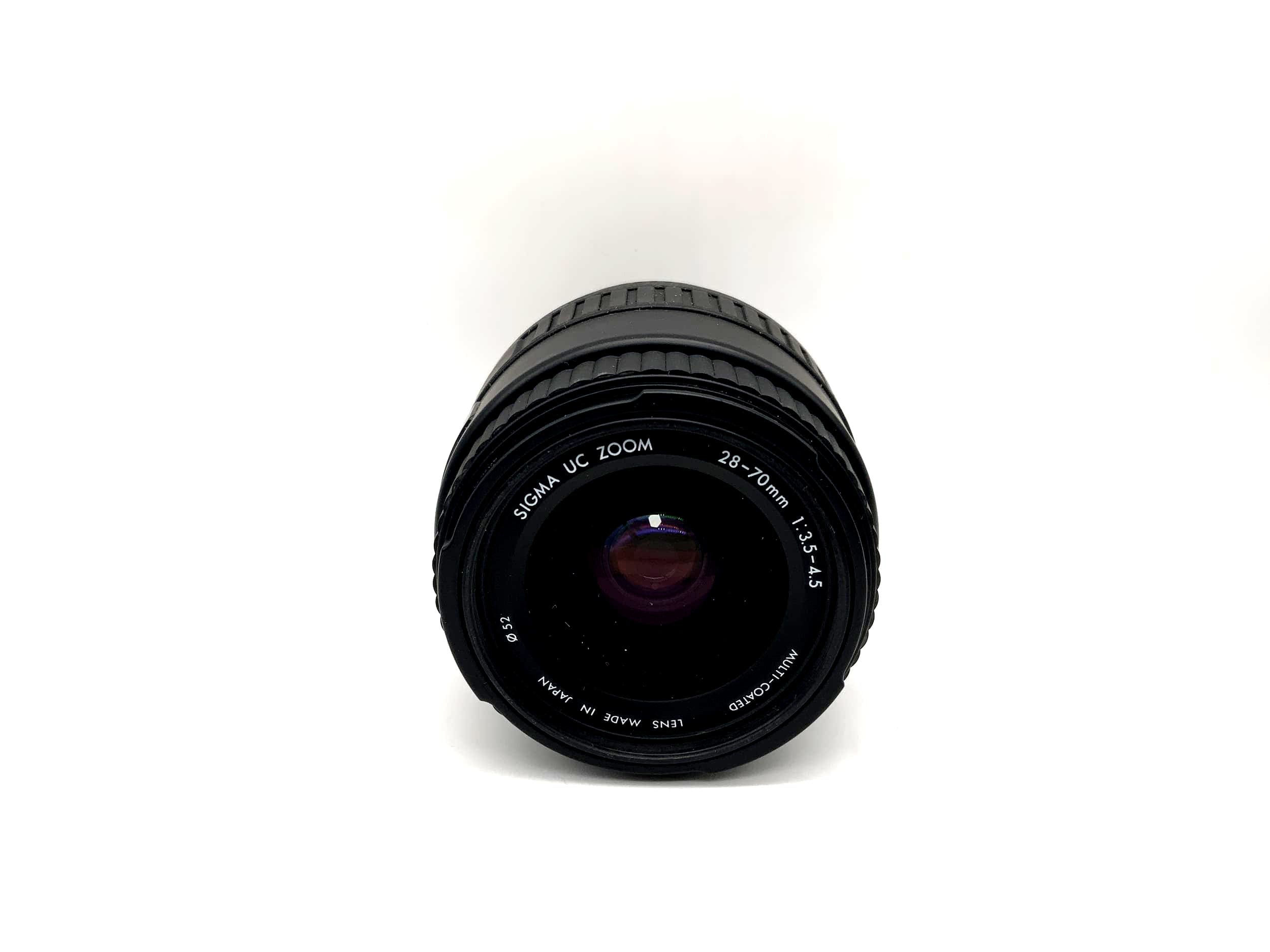Sigma 28-70 mm 1:3,5-4,5 Objectif UC Zoom Objectif de caméra AF multicouche (Nikon AF)
