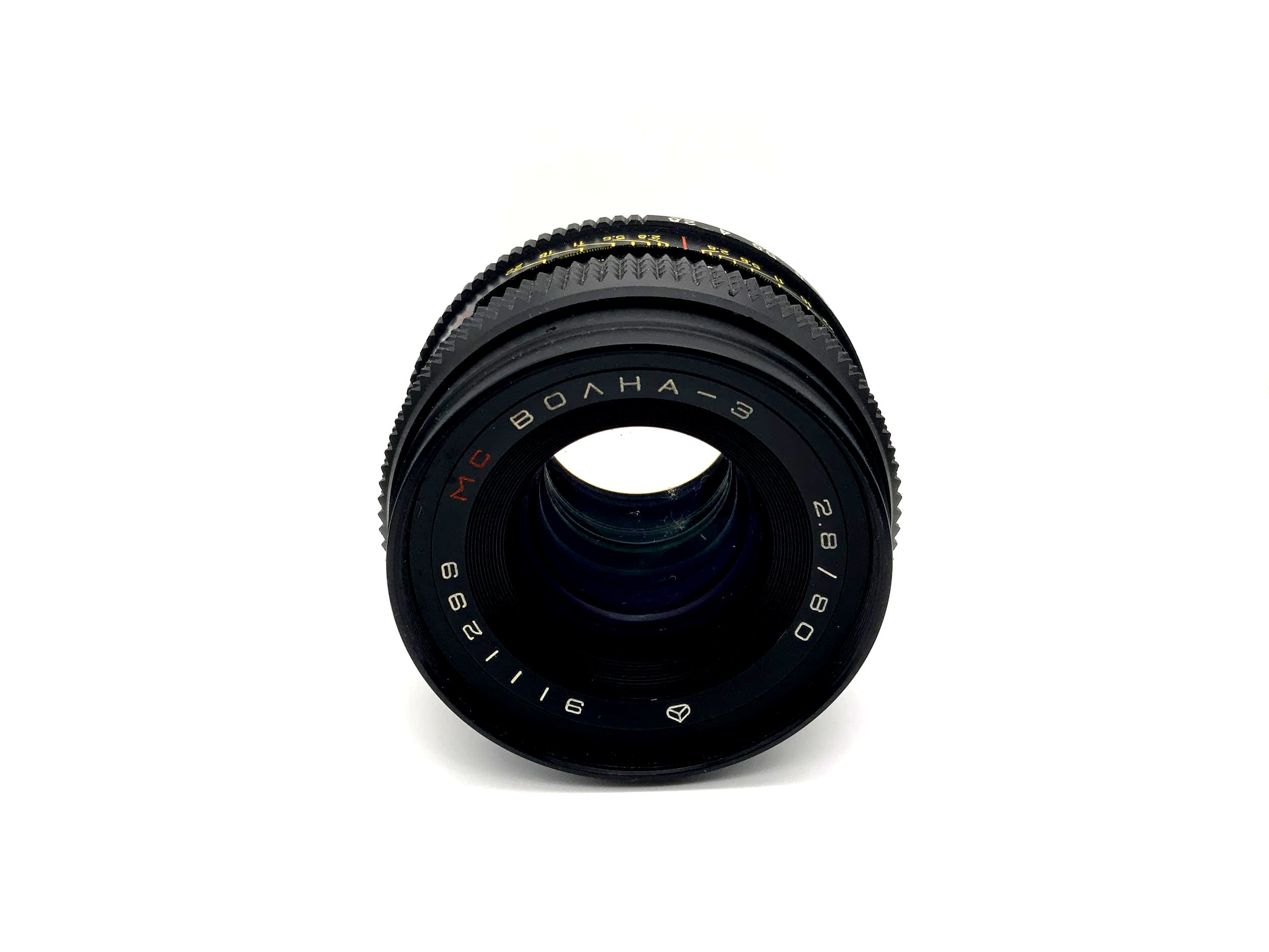 Objectif Kiev 80mm 1:2.8 Volna-3 alias Objectif de caméra Biometar (Pentacon Six)
