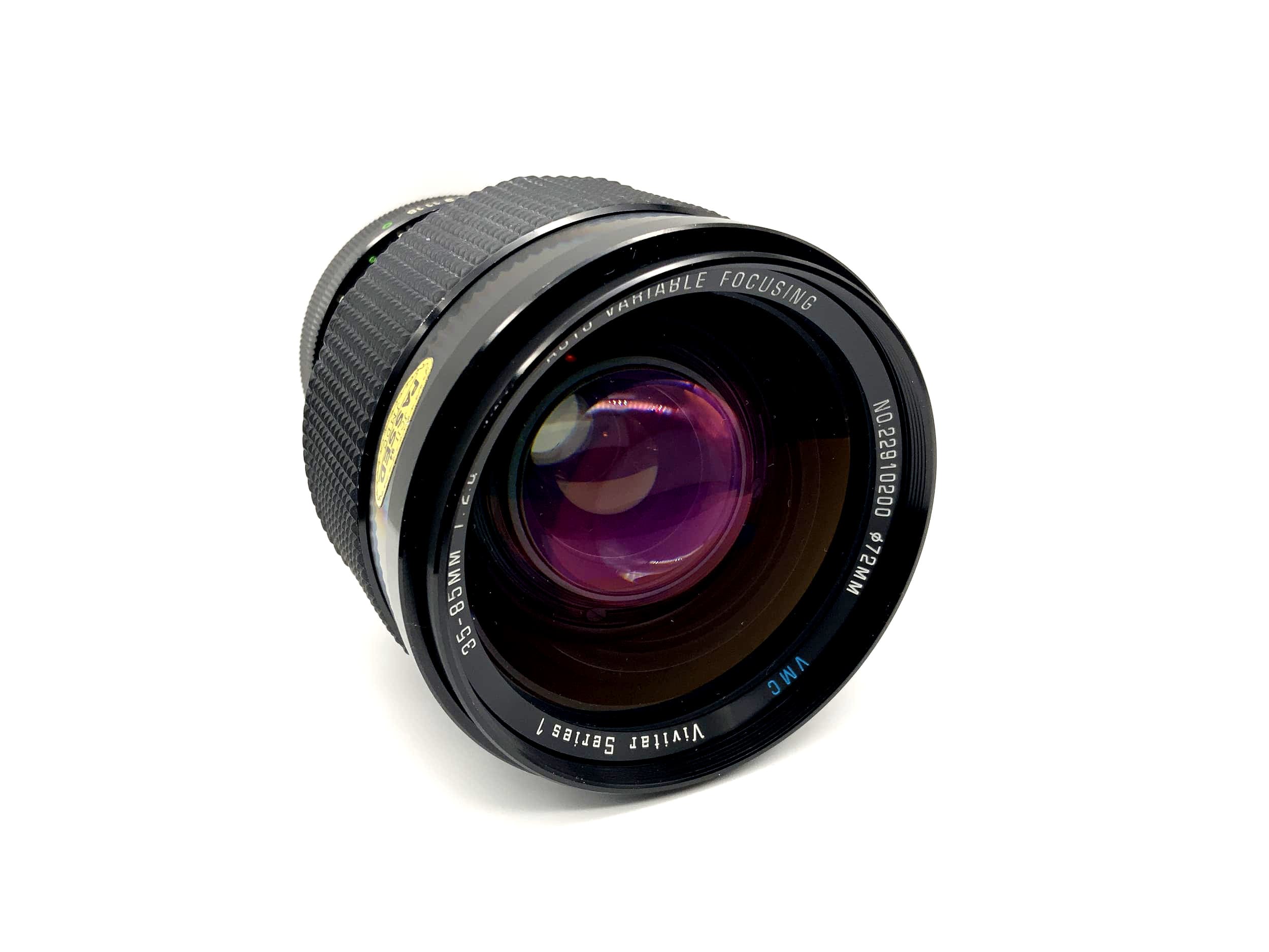 Objectif Vivitar 35-85mm 1:2.8 Série 1 VMC Mise au point automatique variable (Canon FD)