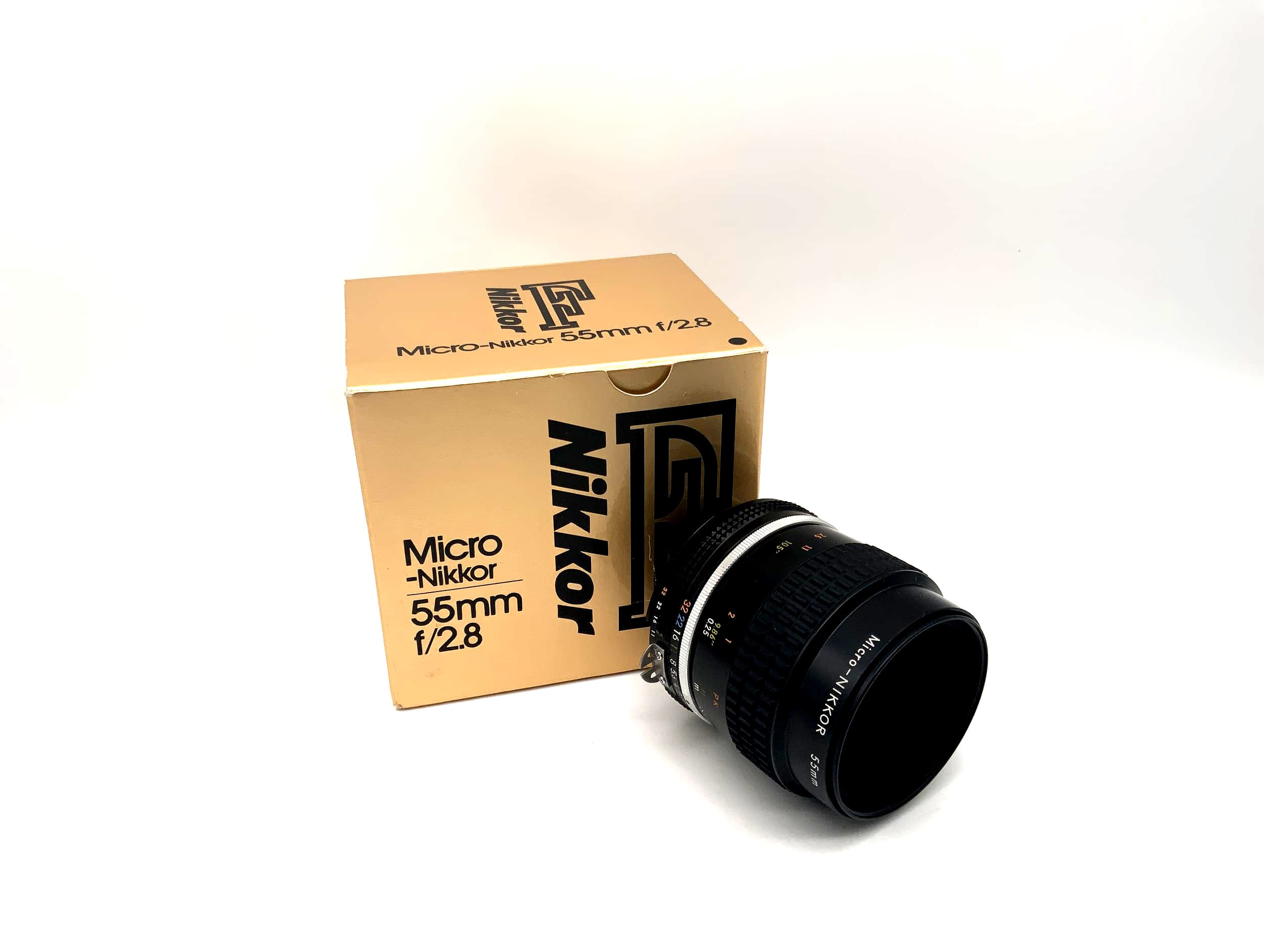 Nikon 55mm 1:2.8 Lens Nikkor Micro Camera Lens (Nikon F)