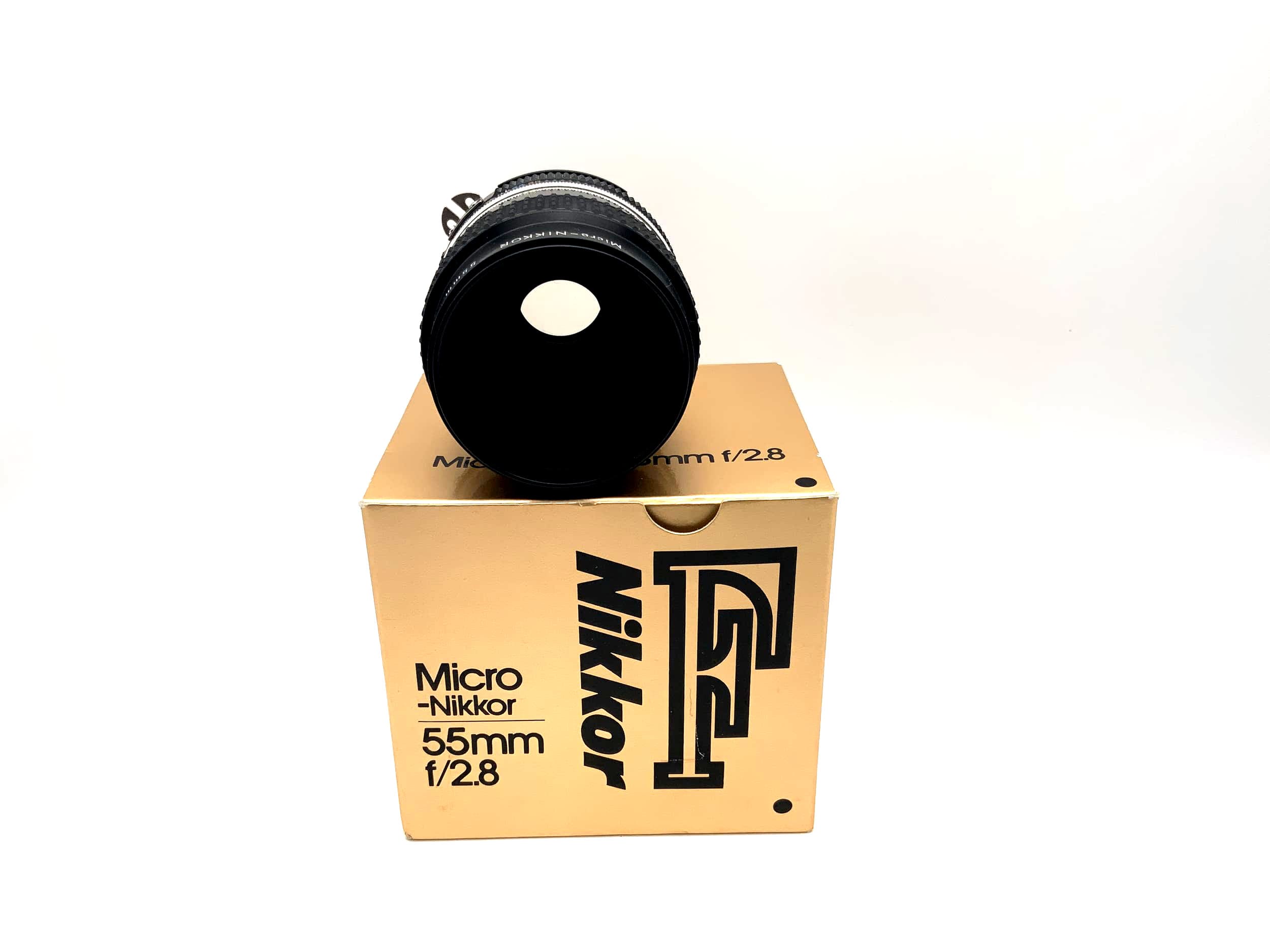 Nikon 55mm 1:2.8 Lens Nikkor Micro Camera Lens (Nikon F)