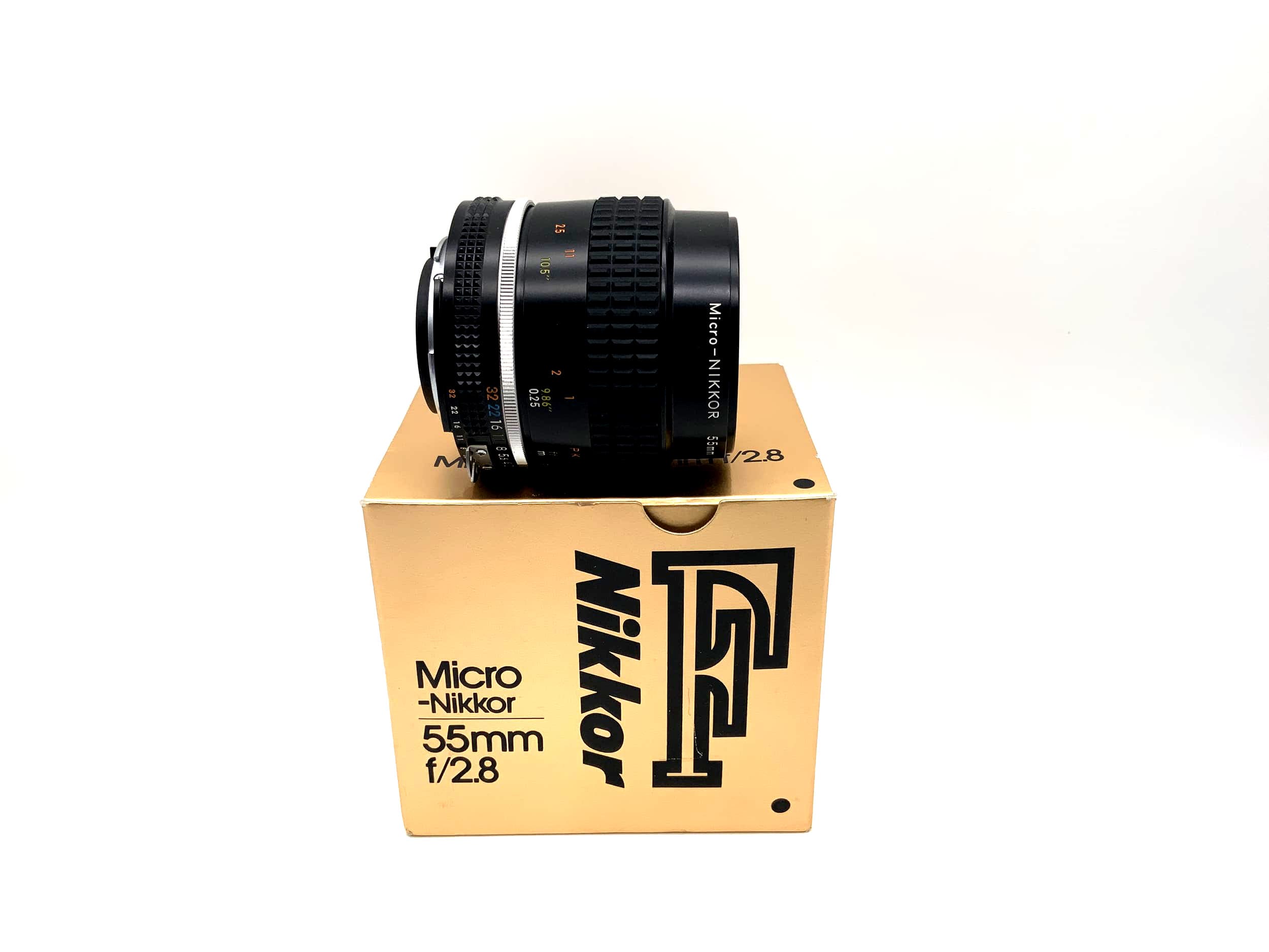 Nikon 55mm 1:2.8 Lens Nikkor Micro Camera Lens (Nikon F)