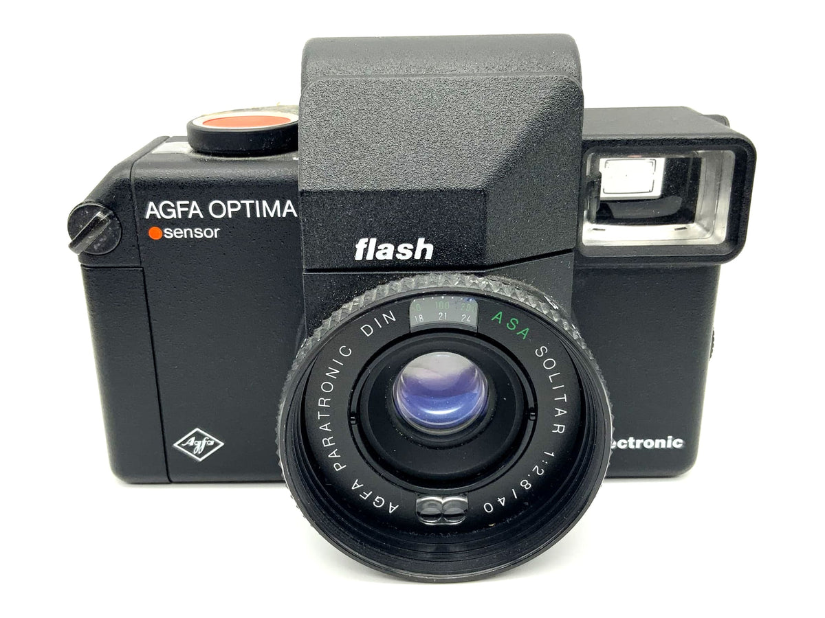 Appareil photo à viseur à capteur Agfa Optima Flash avec ASA Solitar 1:2,8/40