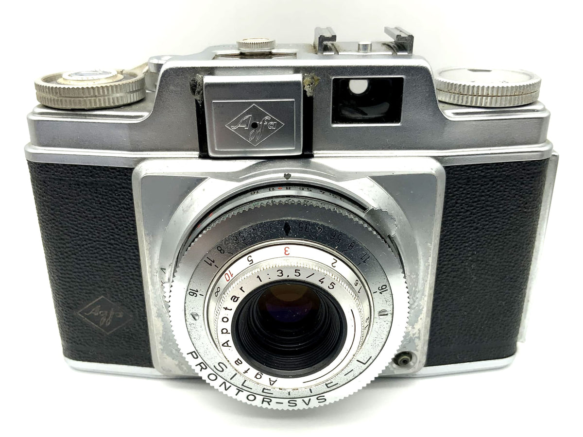 Appareil photo Agfa Silette-L avec viseur et objectif Apotar 1:3.5/45 Prontor-SVS
