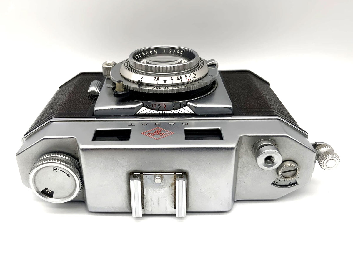 Agfa Karat viewfinder camera with Solagon 1:2/50 Prontor-SVS