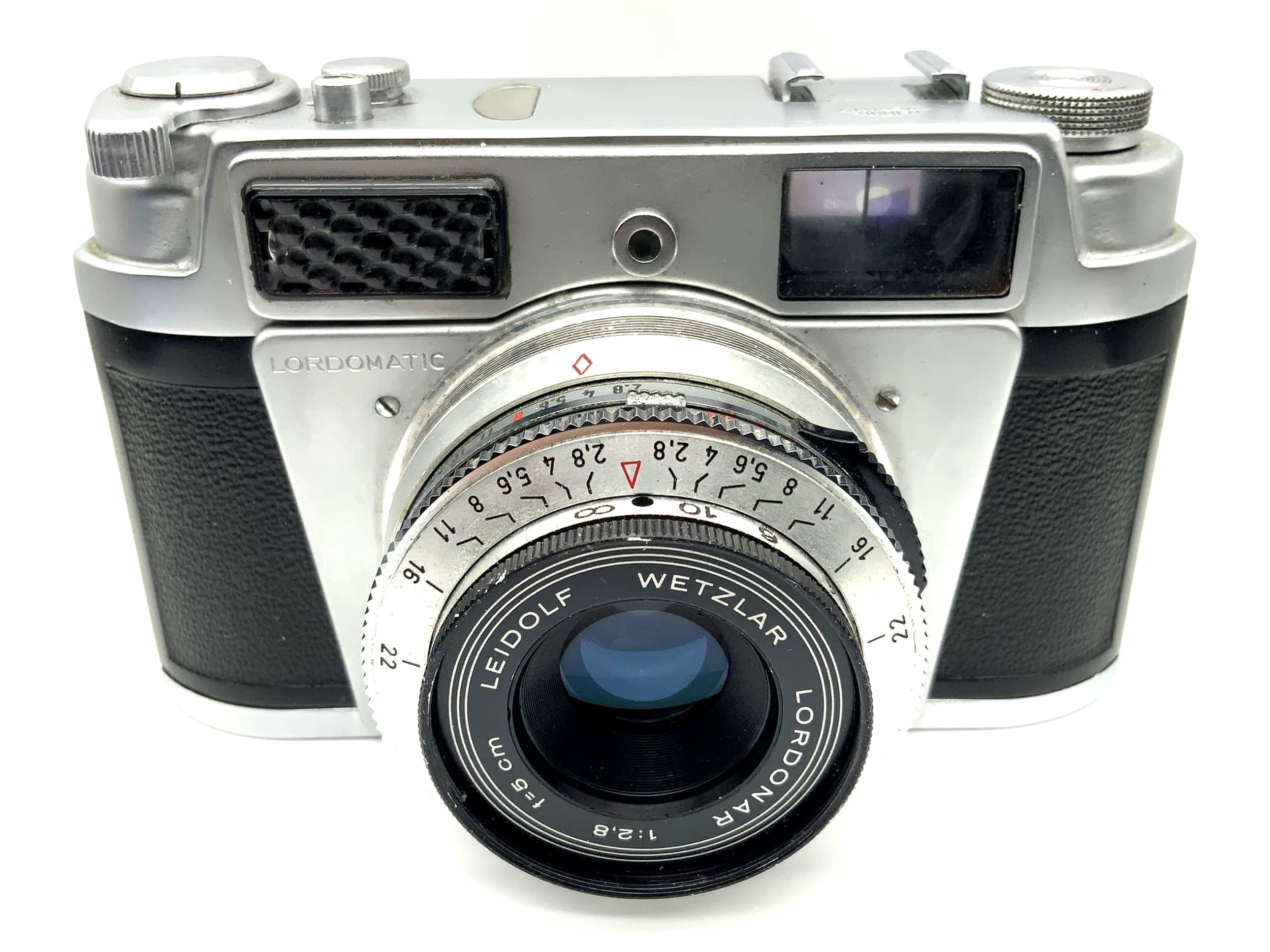 Leidolf Lordomatic II R viewfinder camera with Lordonar 1:2.8 f=5cm Prontor-SLK