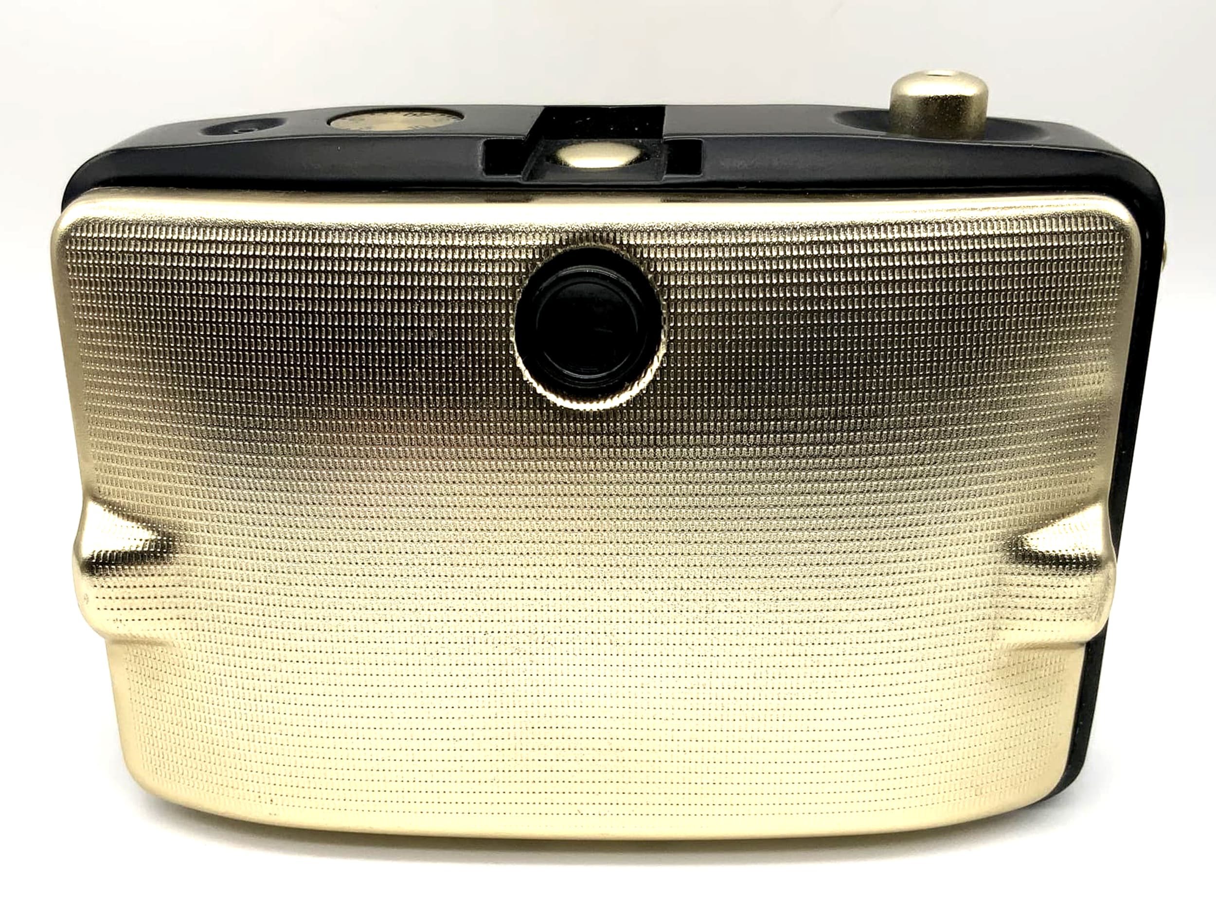 Pentacon Penti I rangefinder camera with Meyer optics Domiplan V 1:3.5/30 gold/black
