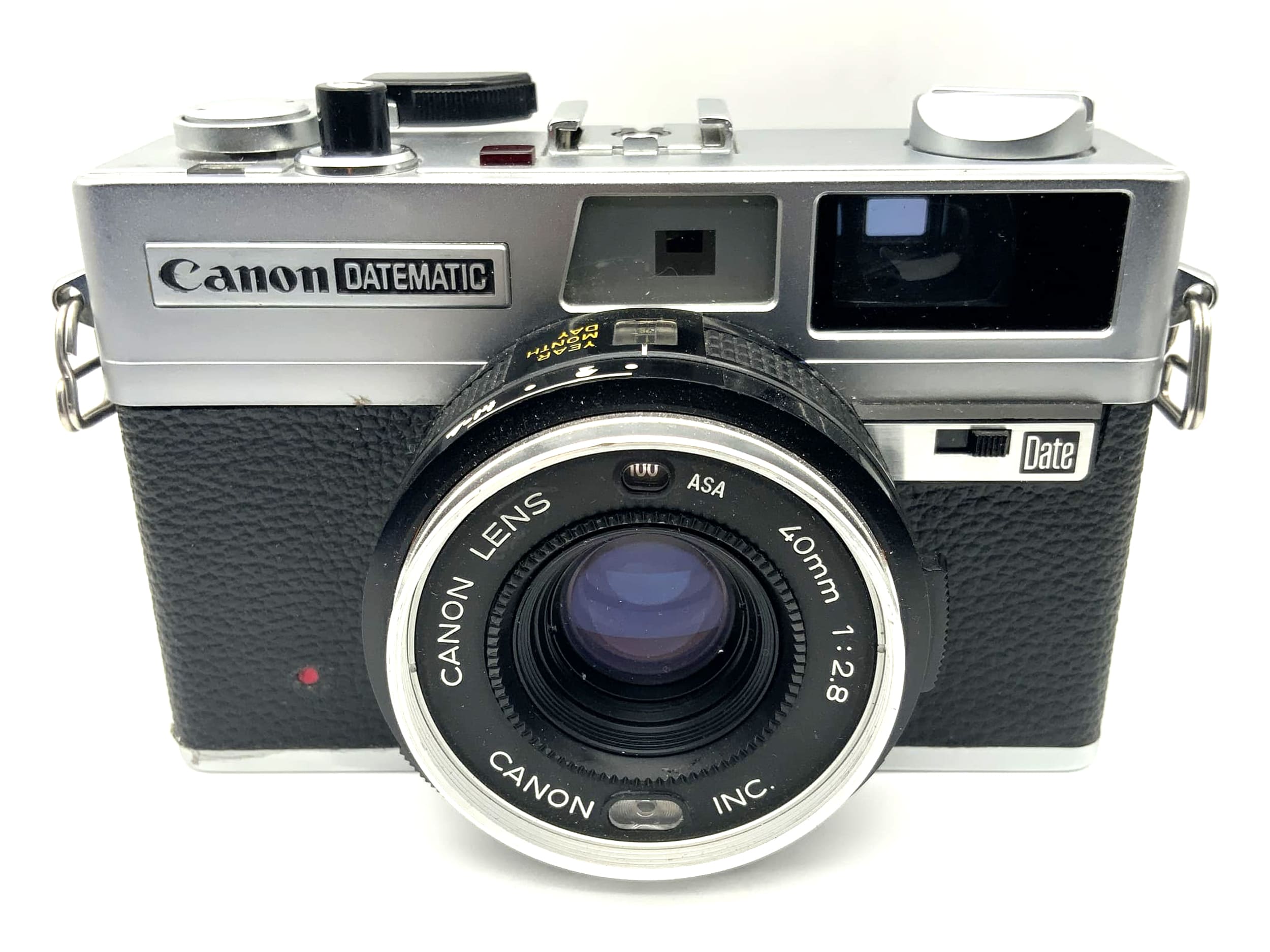 Canon Datematic viewfinder camera with 40mm 1:2.8 Canon Lens