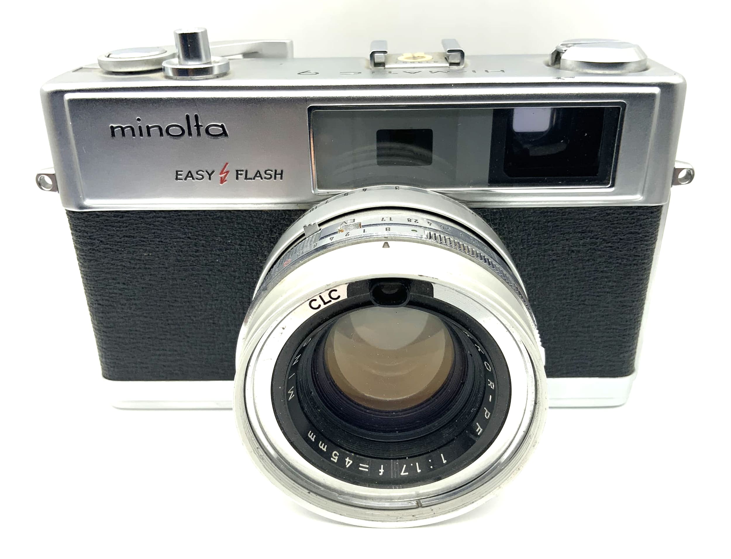 Minolta Hi-Matic 9 rangefinder camera with Rokkor-PF 1:1.7 f=45mm Easy Flash lens