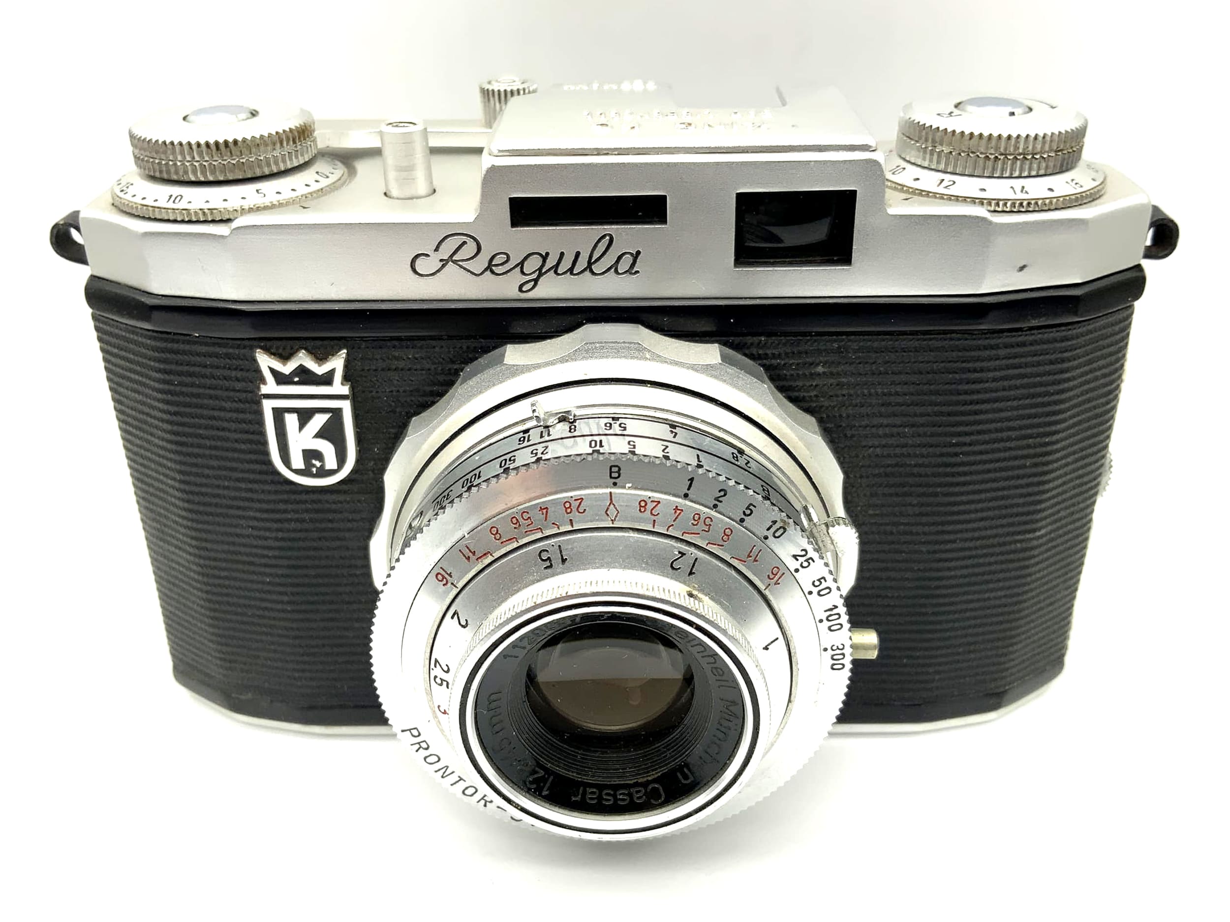 Regula IP viewfinder camera with Steinheil München Cassar 1:2.8/45mm Prontor-SVS