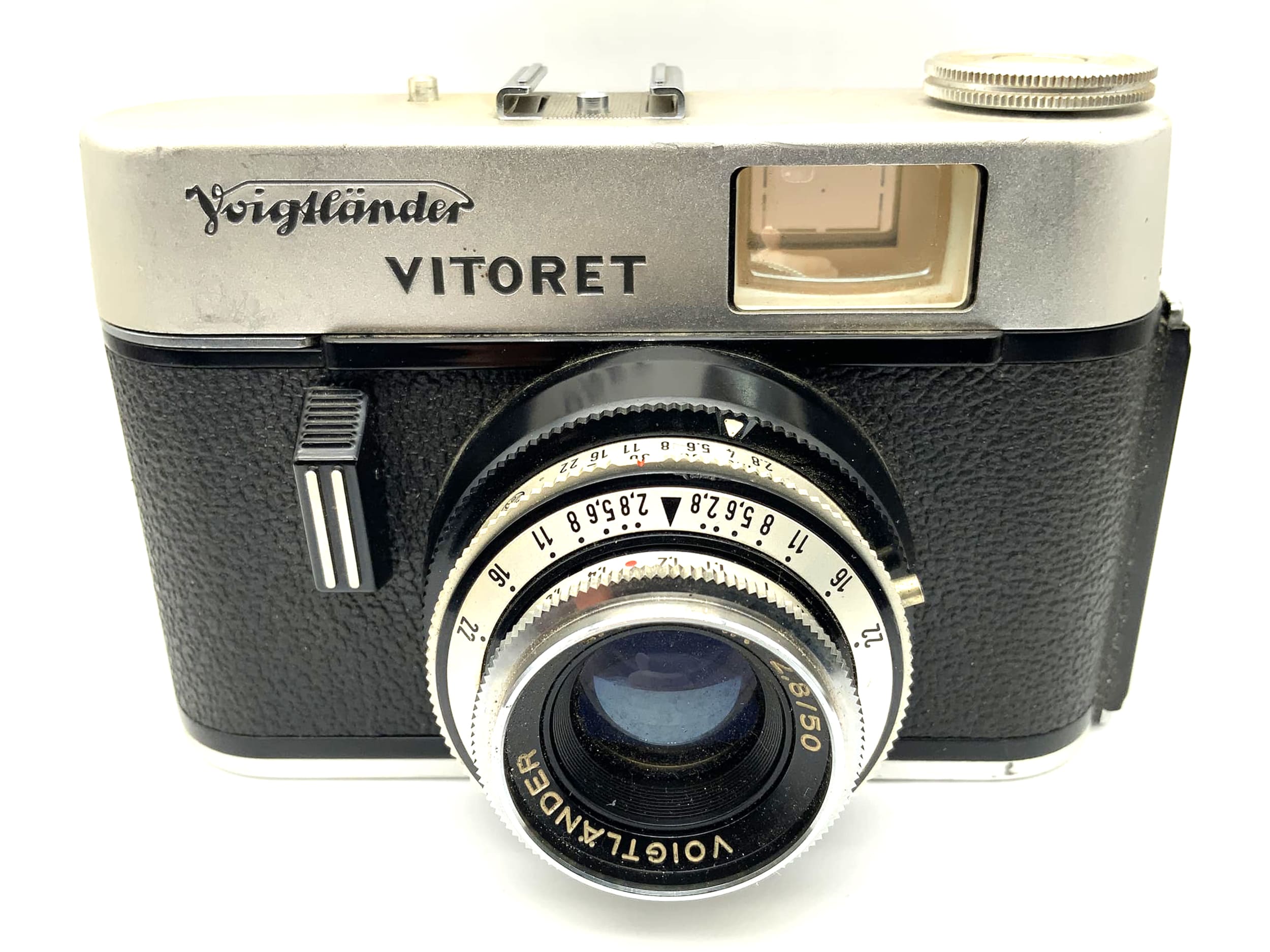 Appareil photo à viseur Voigtländer Vitoret avec Lanthar 2.8/50 Prontor 125