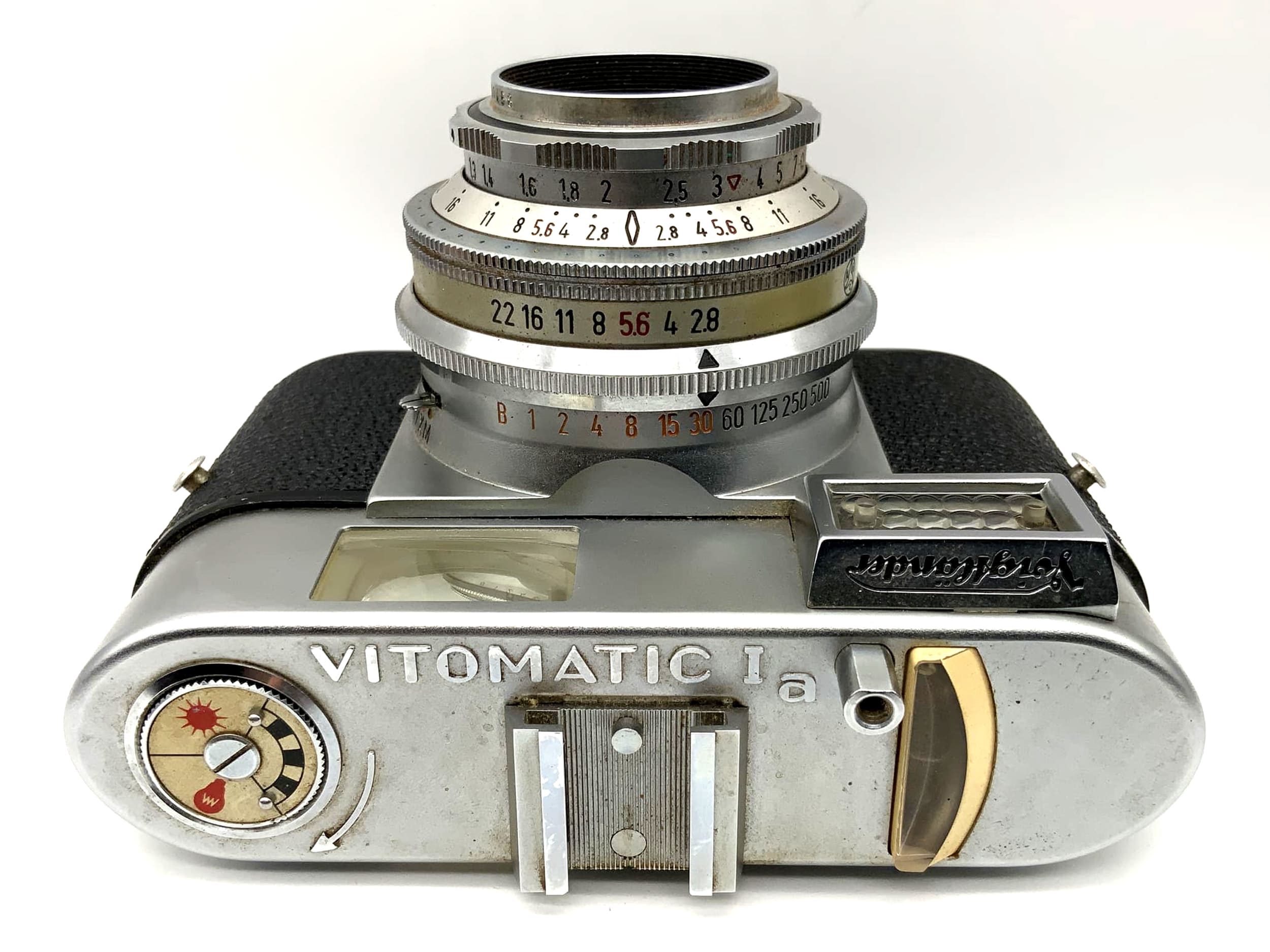 Appareil photo à viseur Voigtländer Vitomatic 1a avec Color Skopar 2.8/50 Prontor SLK V