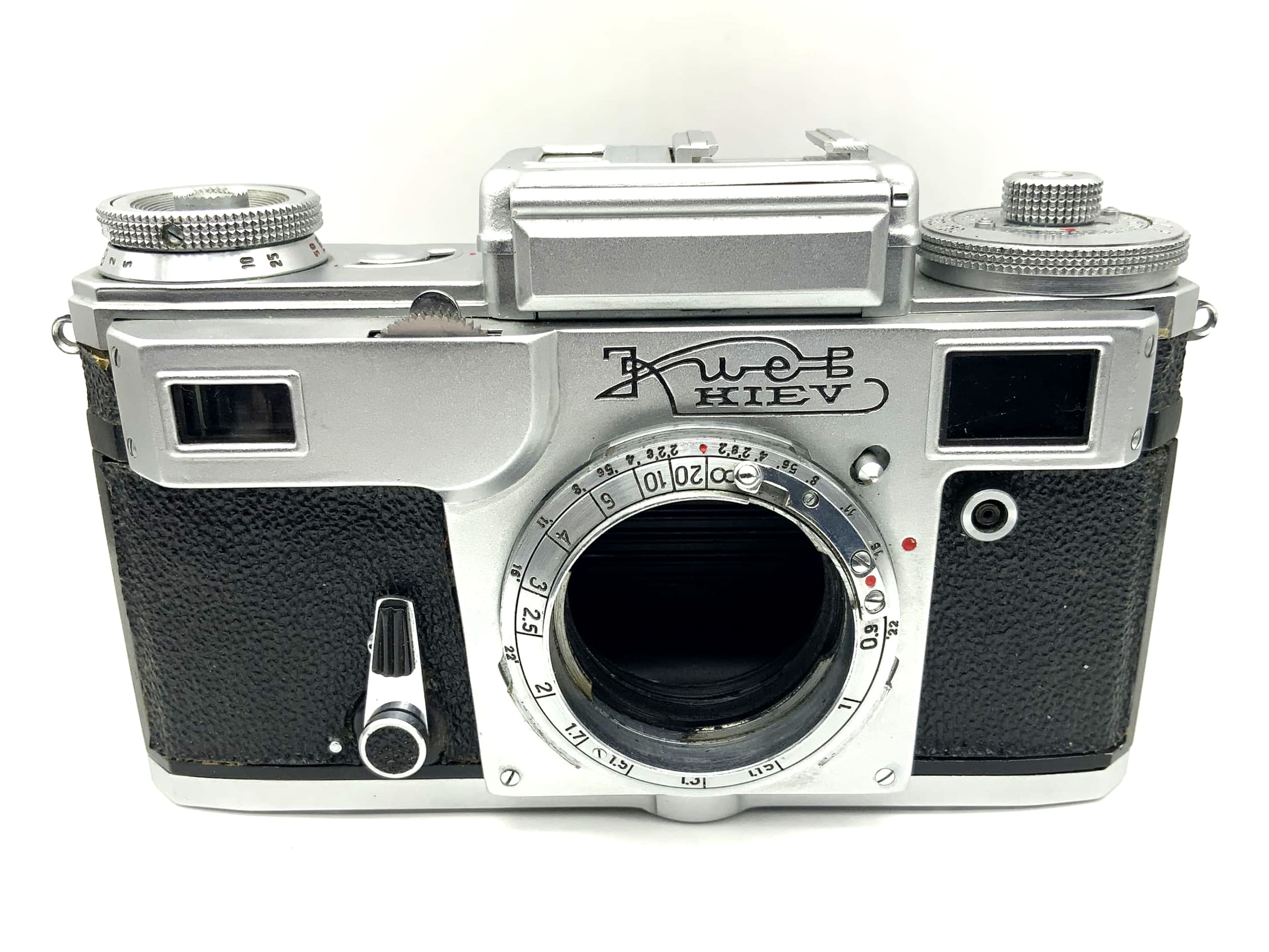 Kiev 4 viewfinder camera (Contax RF) body, analog camera