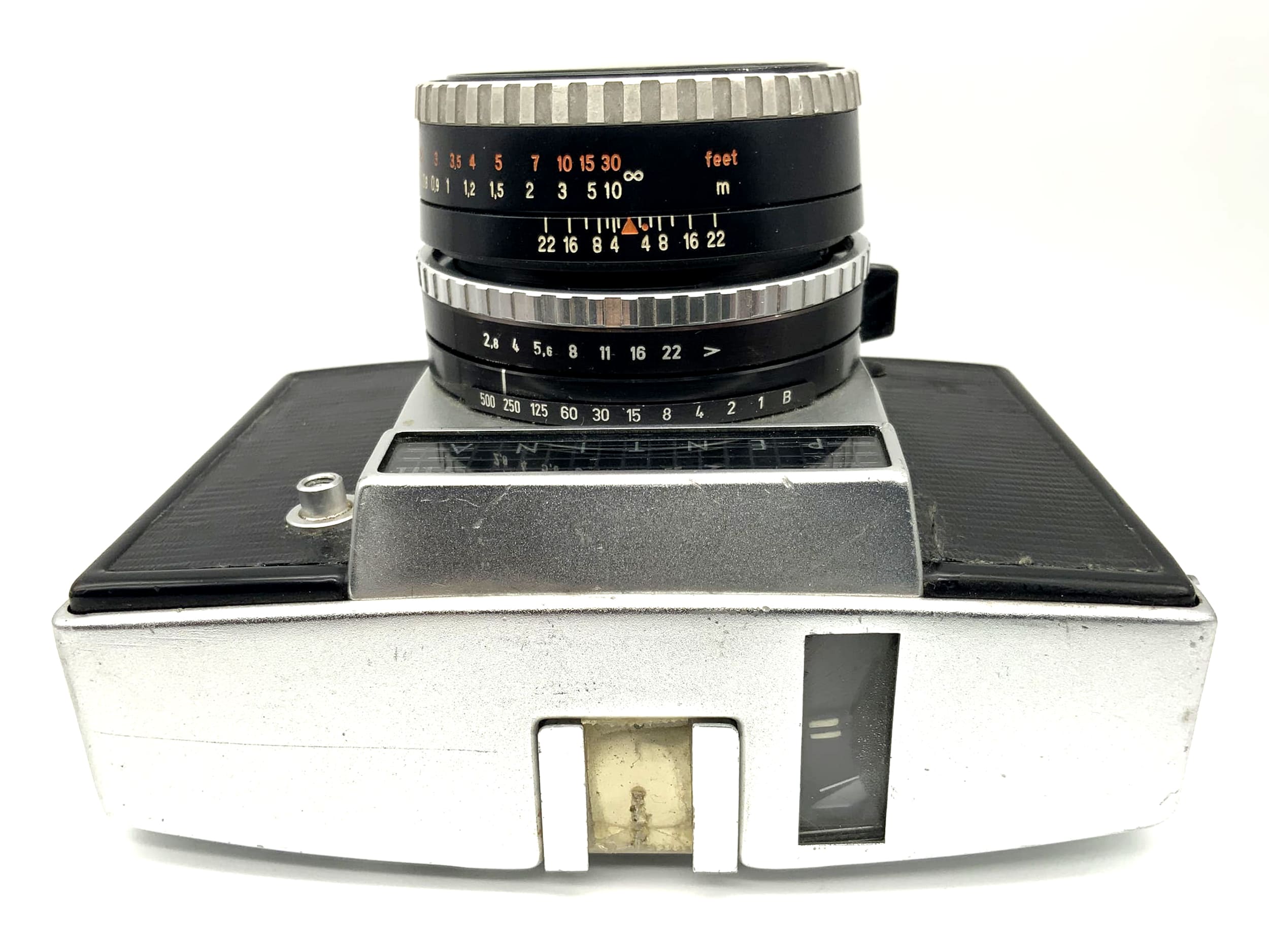 Pentacon Pentina fm rangefinder camera with Carl Zeiss Tessar 1:2.8 f=5cm light meter - defective!