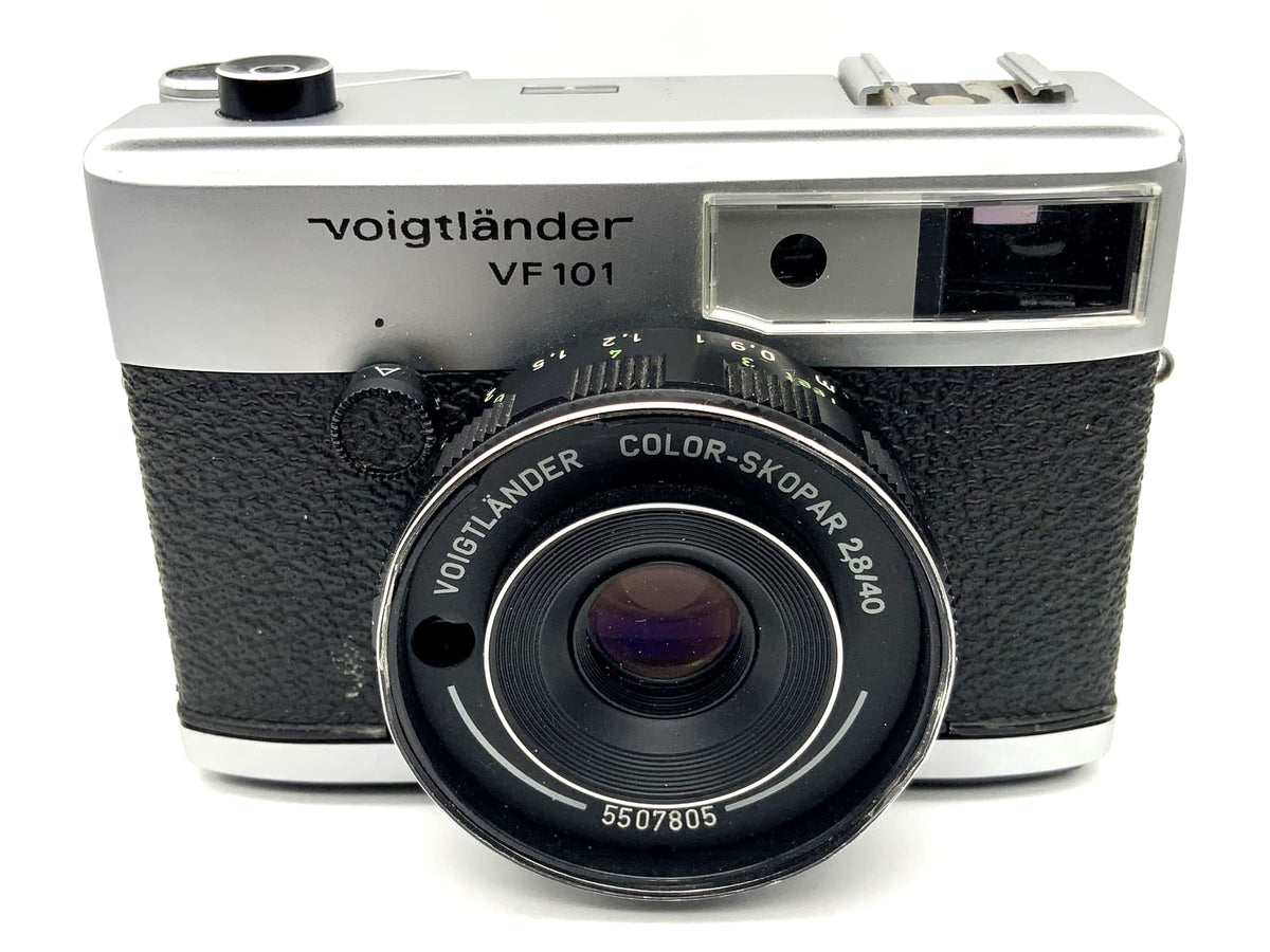 Appareil photo à viseur Voigtländer VF 101 avec objectif Color Skopar 2.8/40 ! Posemètre défectueux !