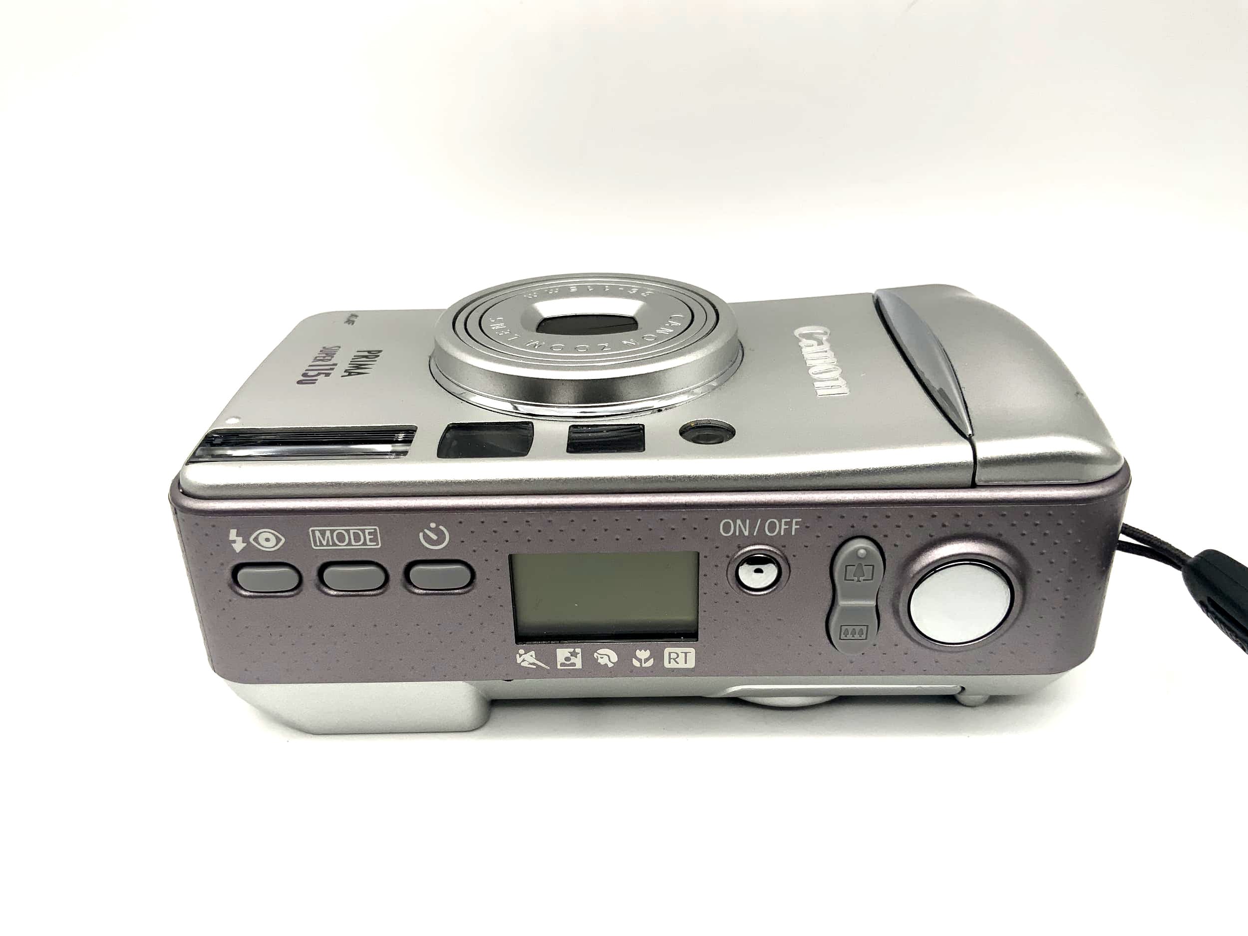 Appareil photo compact Canon Prima Super 115u avec objectif zoom 38-115 mm Ai AF 35 mm