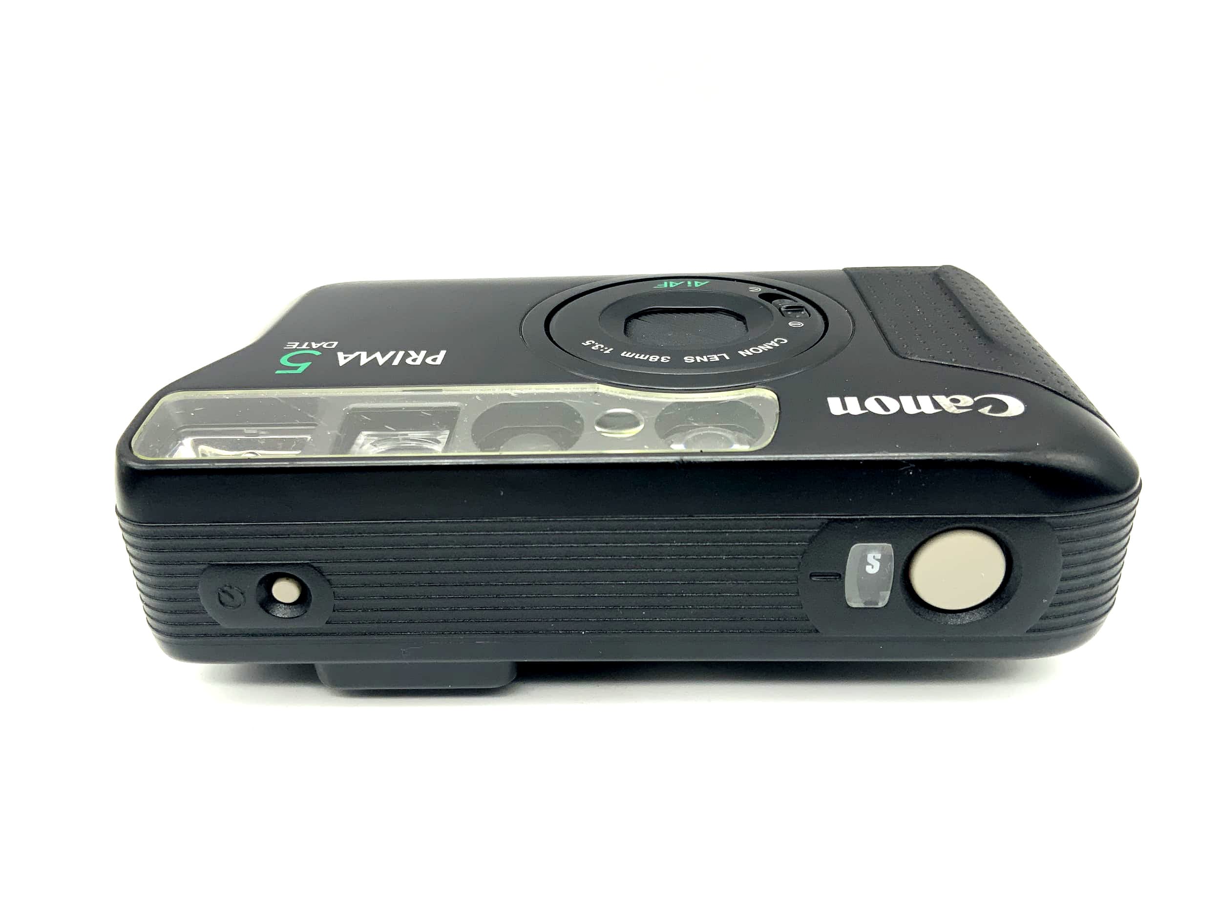 Appareil photo analogique Canon Prima 5 Date Point&amp;Shoot avec objectif 38 mm f/3.5 et autofocus Ai 35 mm