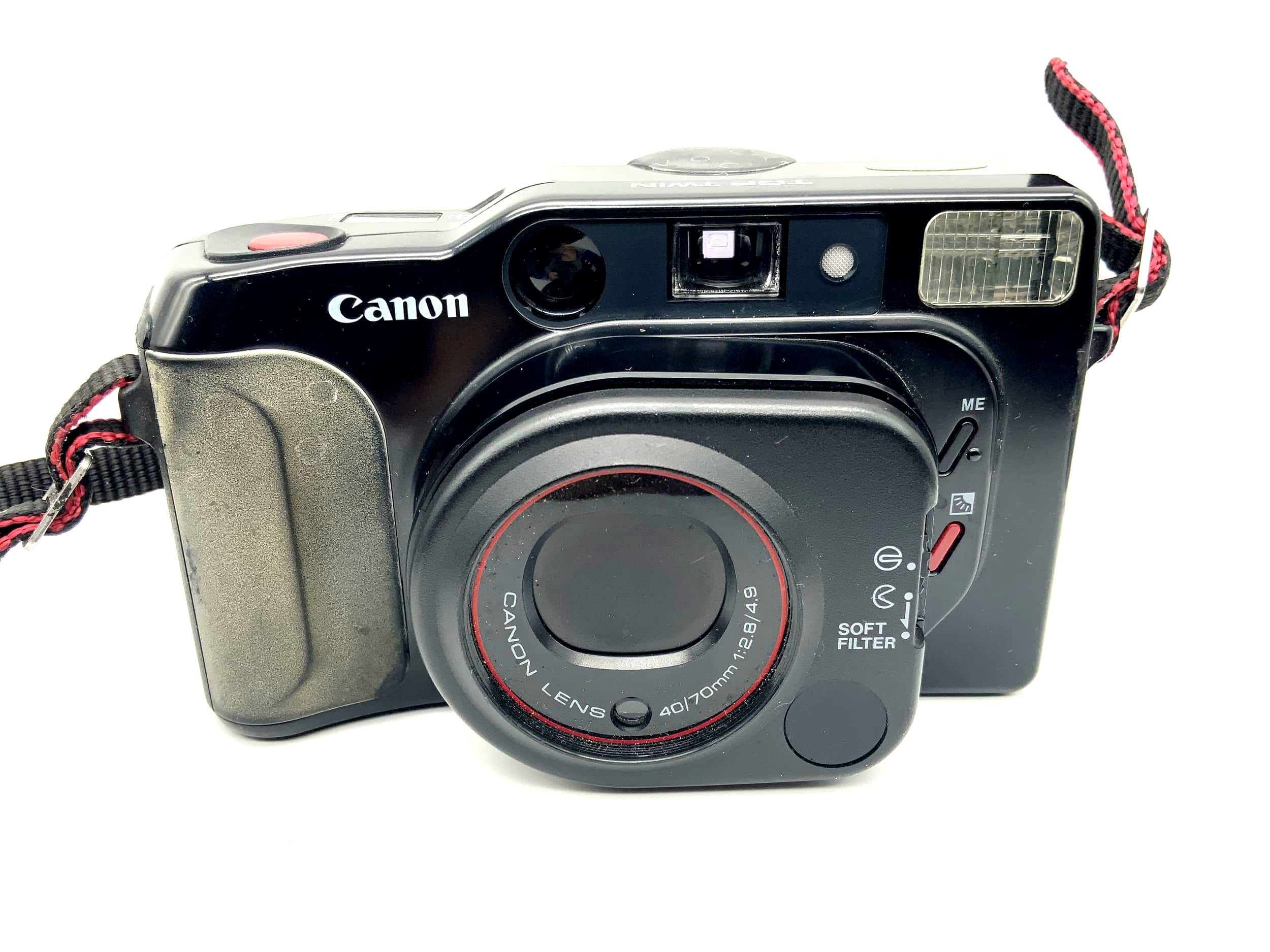 Canon Top Twin Point&amp;Shoot with 40/70mm 1:2.8/4.9 Lens Analog Camera 35mm