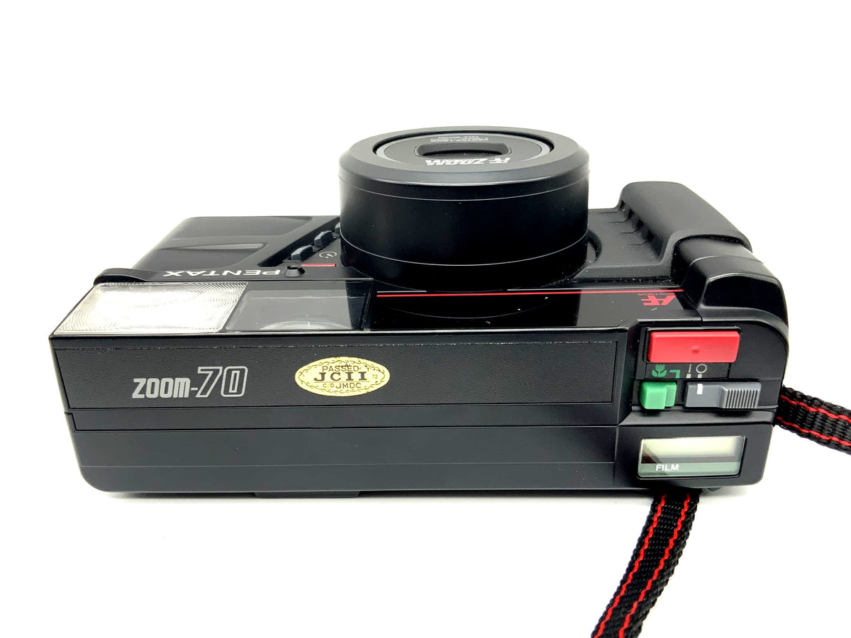 Pentax Zoom 70 Point&amp;Shoot with 35-70mm Tele Macro Af Zoom analog camera 35mm