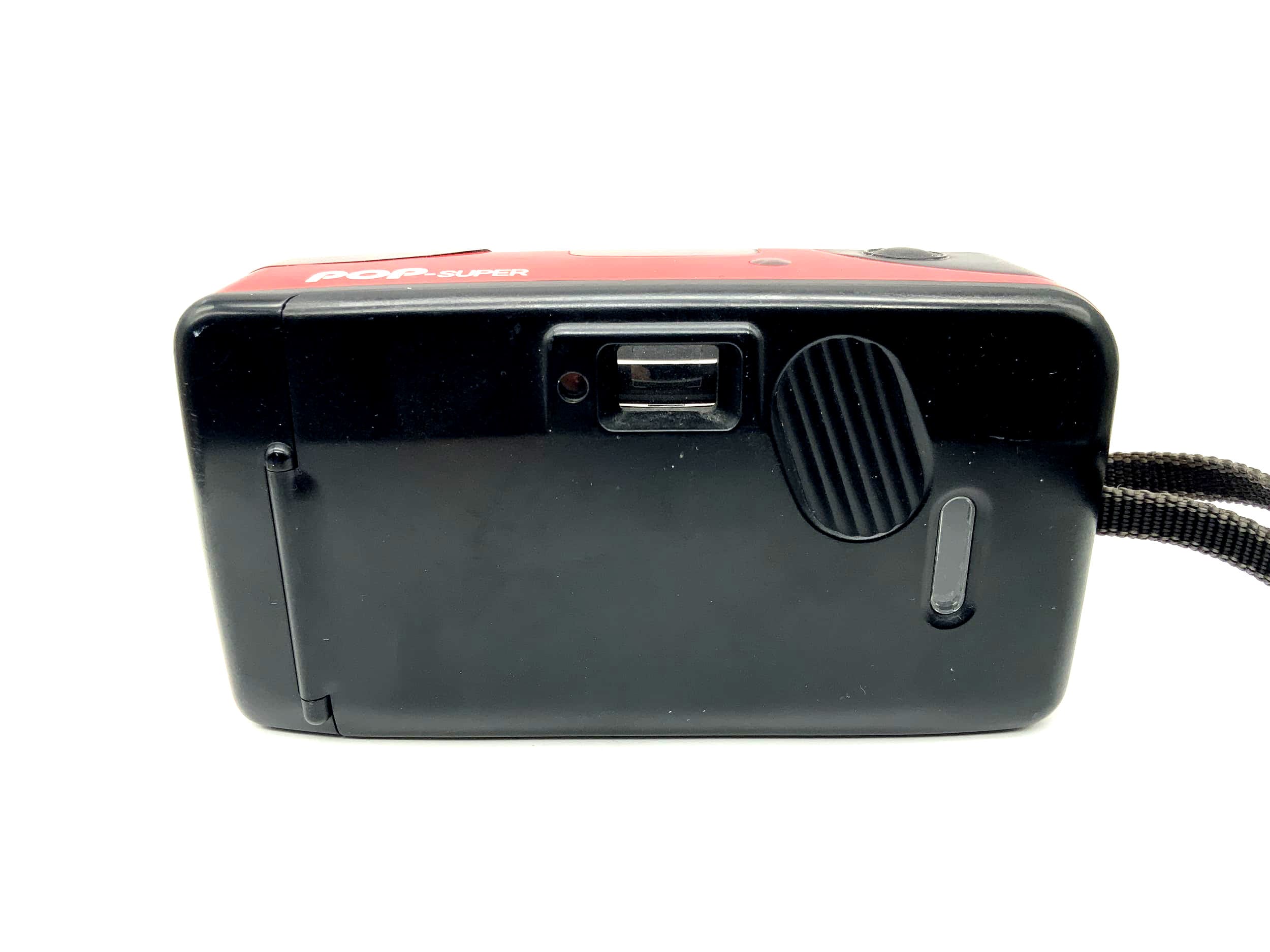 Konica Pop-Super Point&amp;Shoot red Auto Flash Focus Free analog camera 35mm