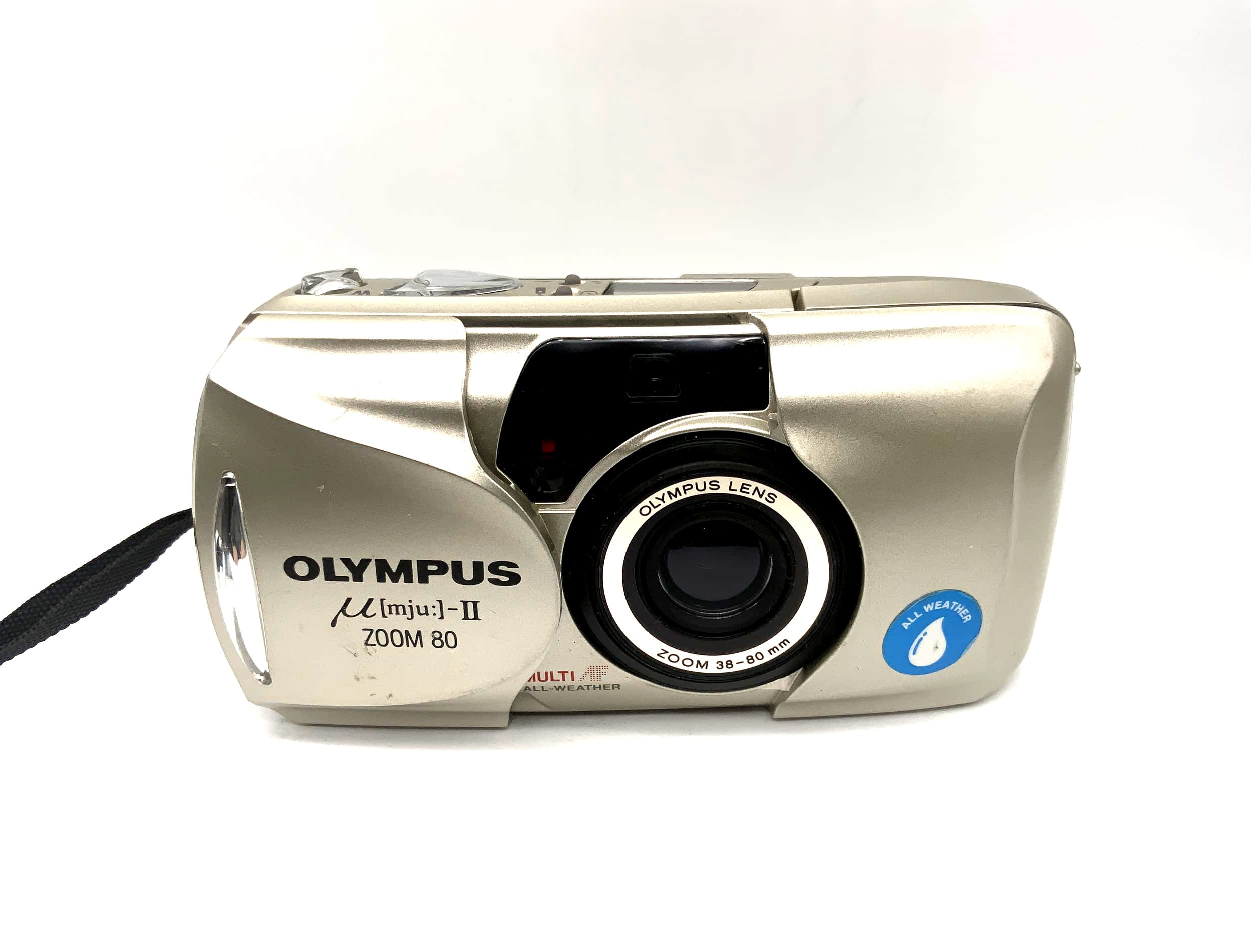 Olympus µ mju II Zoom 80 Point&amp;Shoot with 38-80mm Lens Multi AF Weatherproof 35mm