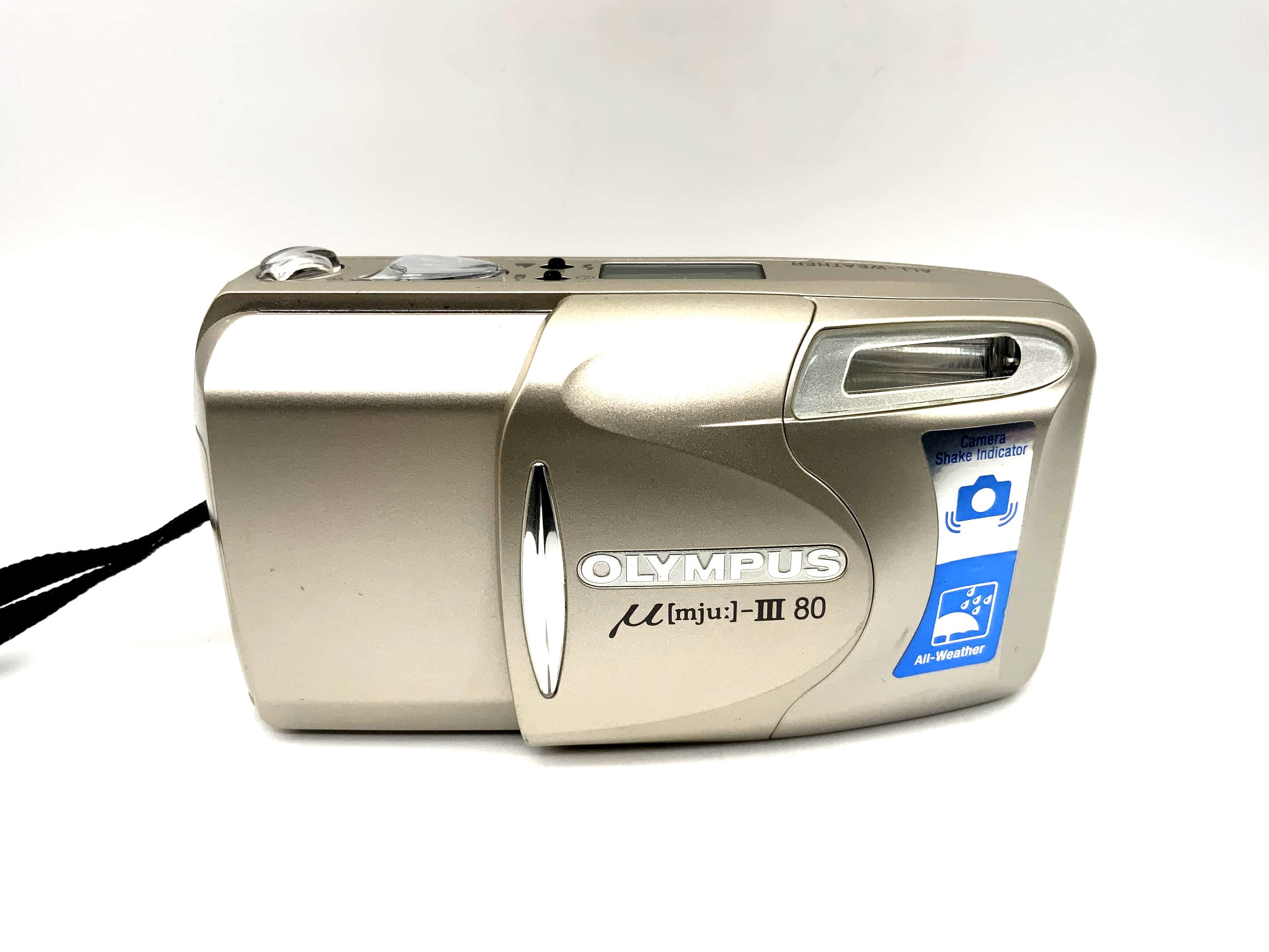 Olympus µ mju III 80 Point&amp;Shoot with Multi AF Zoom 38-80mm Analog Camera 35mm