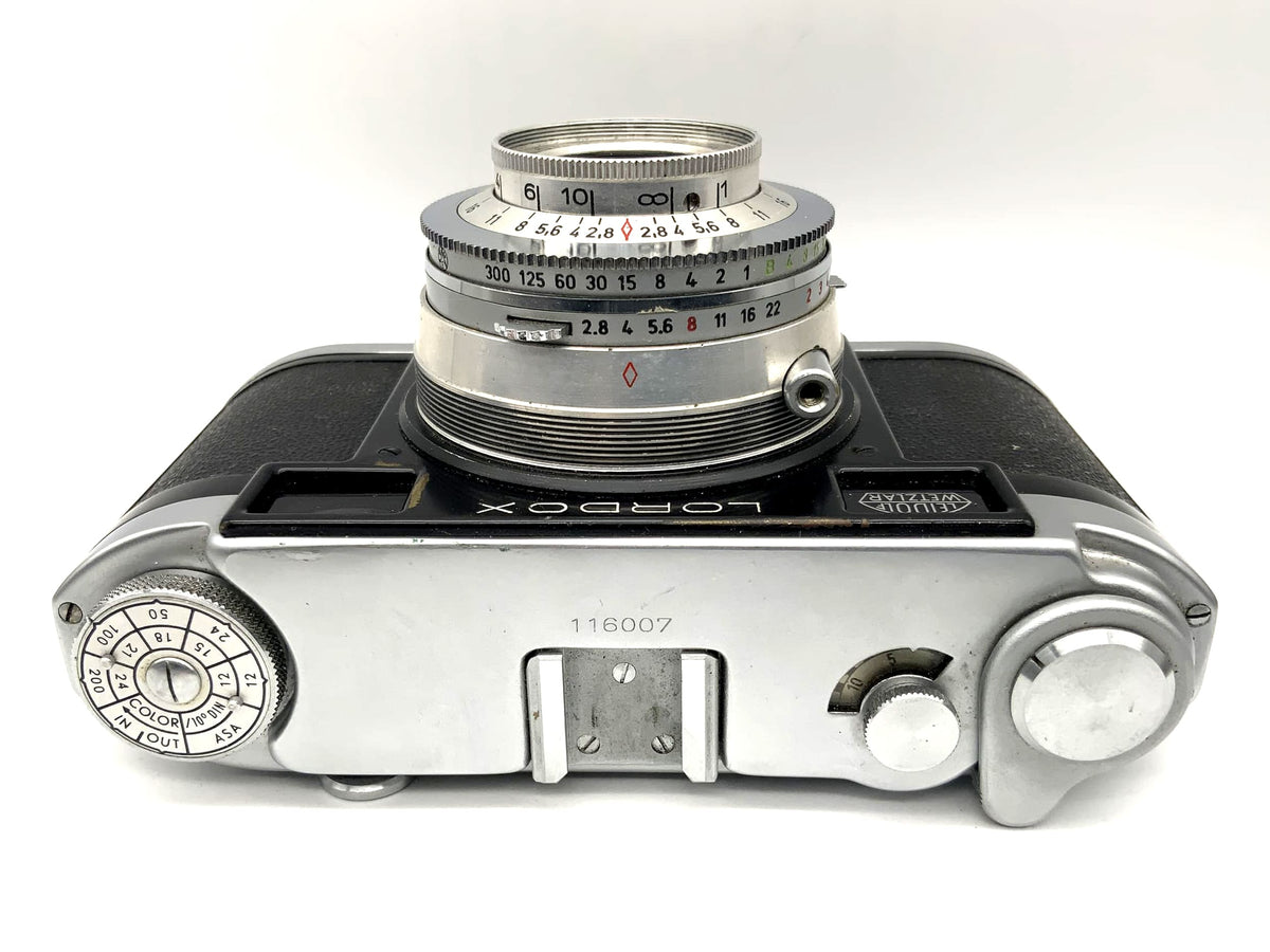 Appareil photo télémétrique Leidolf Lordox avec objectif Triplon 1:2.8 f=5cm Prontor-SVS 35mm