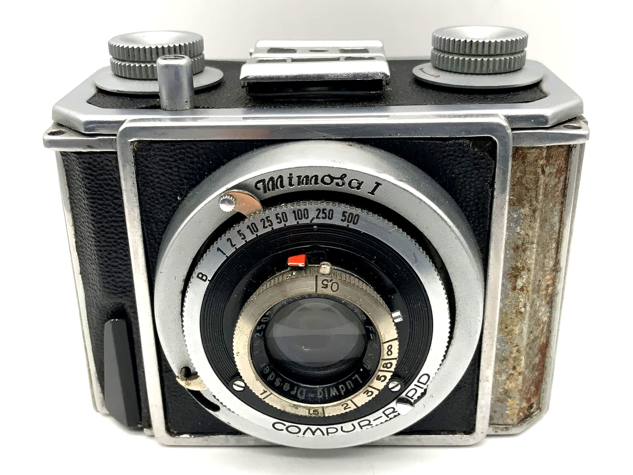 Appareil photo télémétrique Mimosa I avec objectif Victar 1:2.9 F=5cm Compur Rapid 35mm
