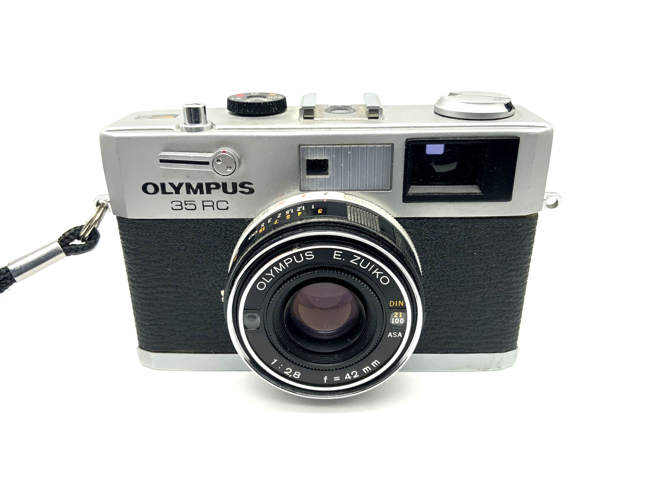Appareil photo Olympus 35 RC avec viseur et objectif E.Zuiko 1:2.8 f=42mm 35mm