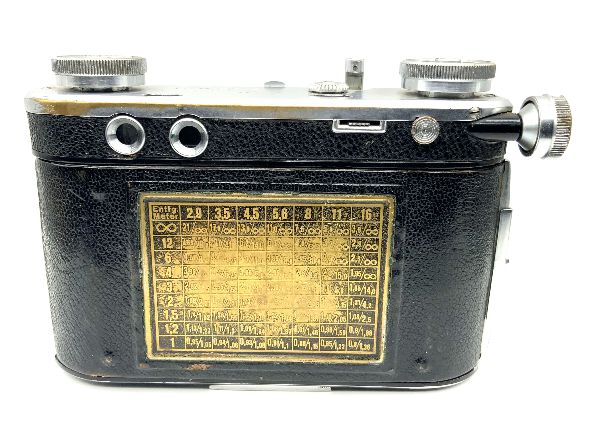 Appareil photo Certo Super Dollina avec viseur et objectif Cassar 1:2.9 f=5cm Compur pliable