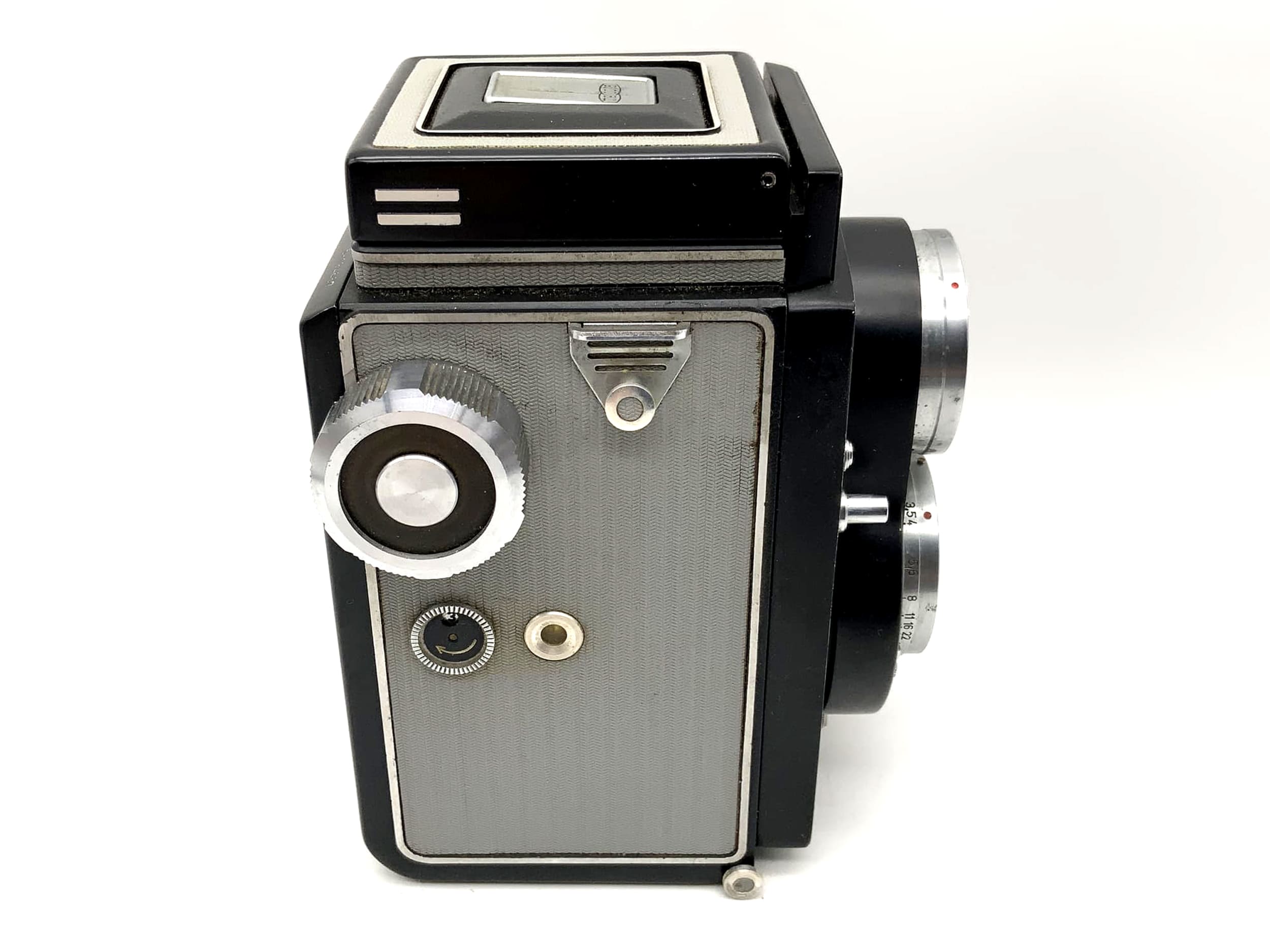Meopta Flexaret Automat IV TLR avec objectif Belar 1:3.5/80 Metax moyen format 6x6