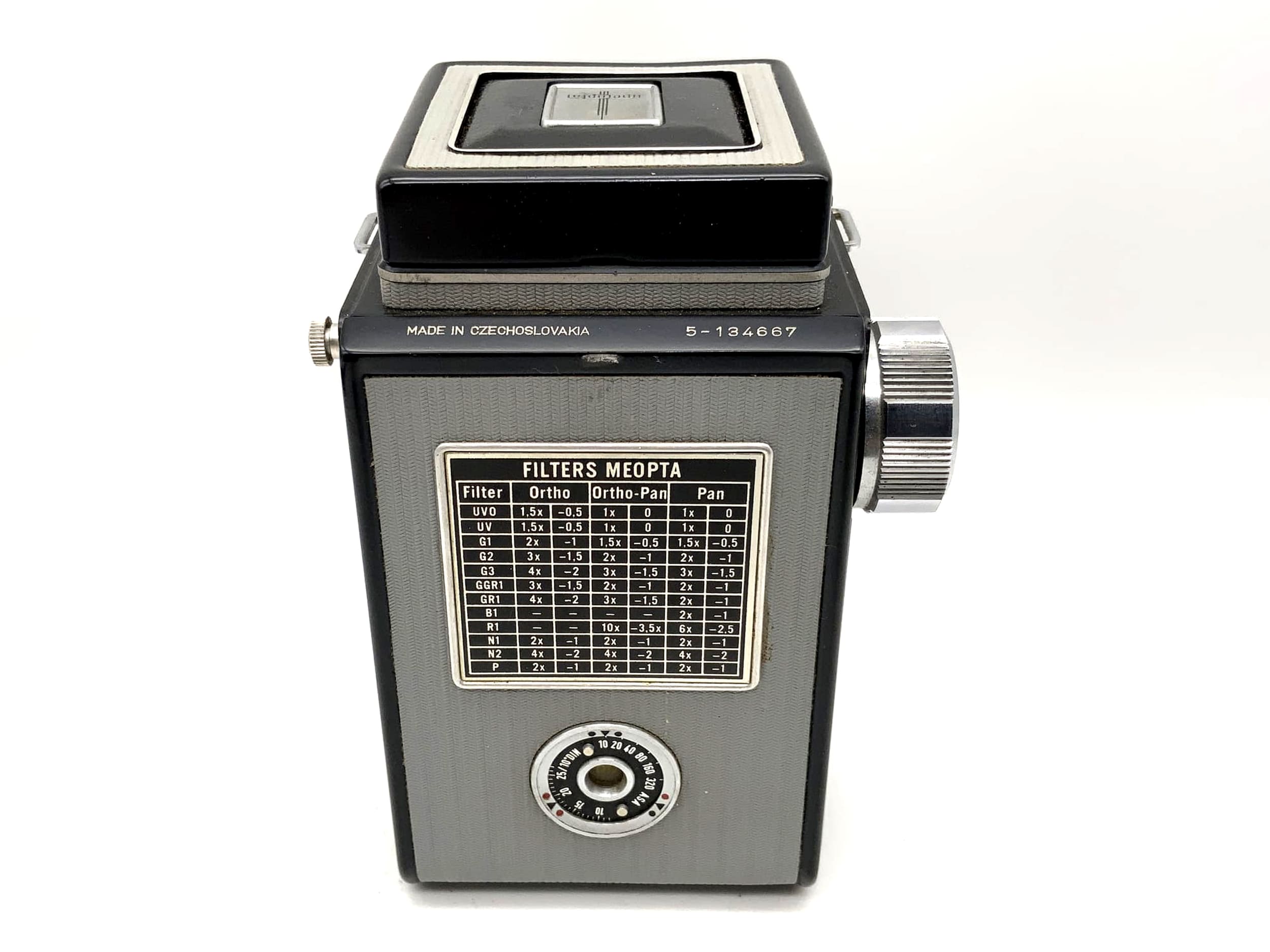 Meopta Flexaret Automat IV TLR avec objectif Belar 1:3.5/80 Metax moyen format 6x6