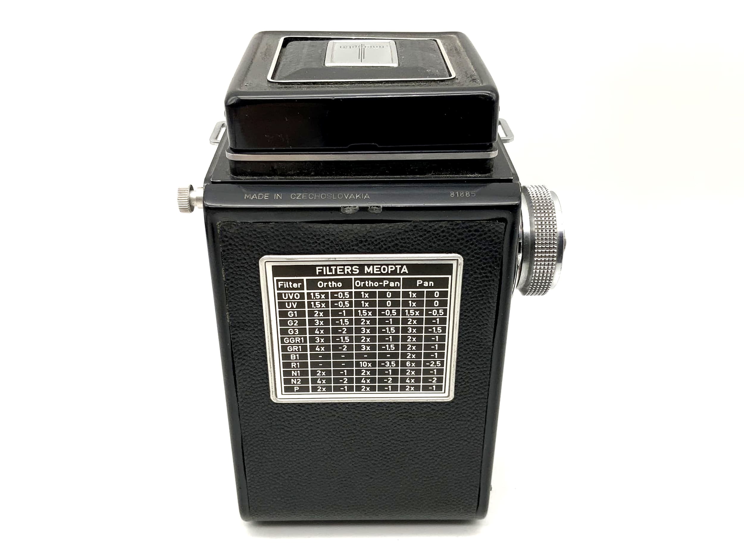 Meopta Flexaret Automat IVa TLR avec Belar 3.5/80 Compur, papiers peints Rollei F&amp;H 6x6