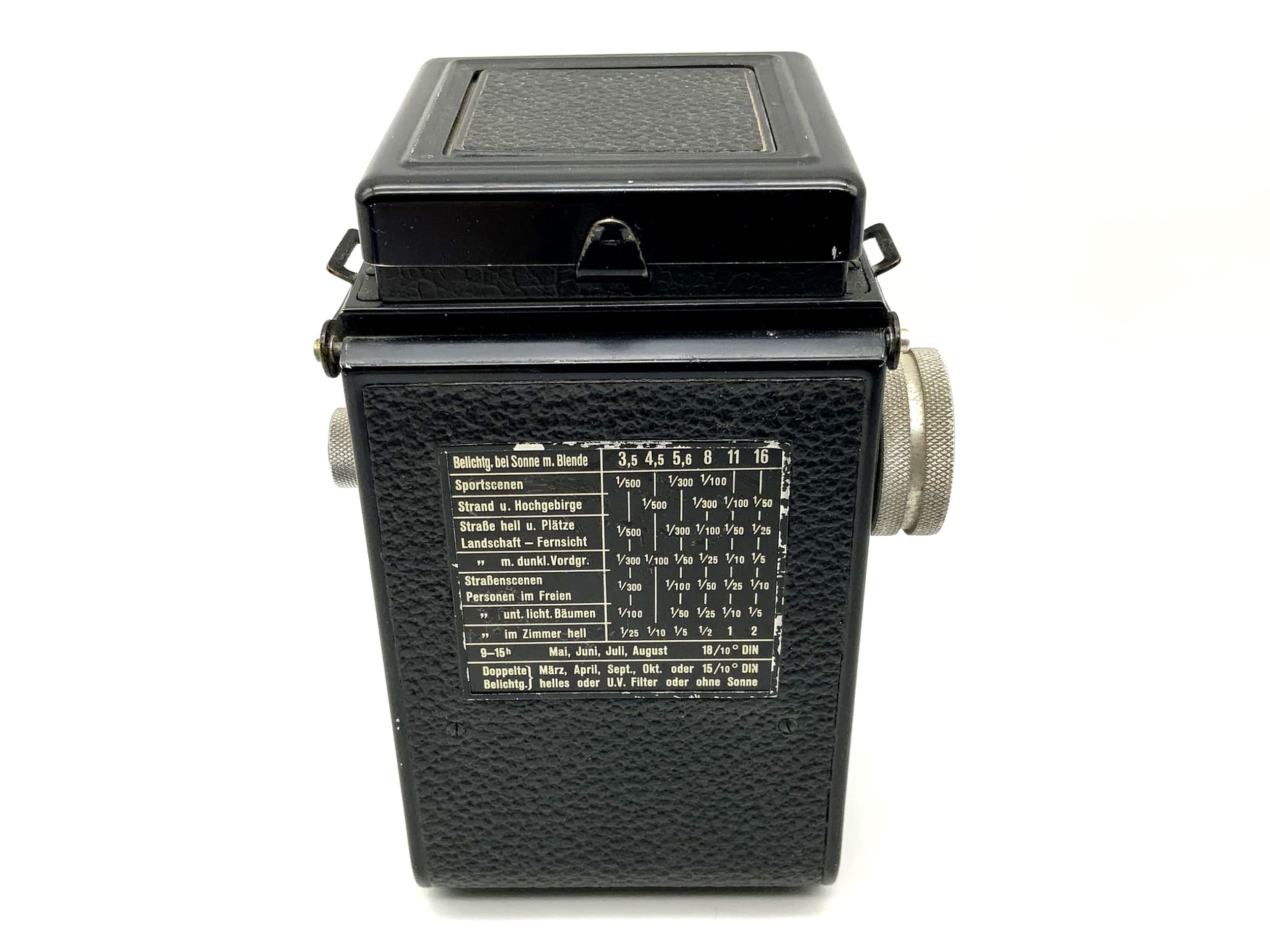 Rollei Rolleicord 1a TLR avec objectif Carl Zeiss Triotar 1:4,5 f=7,5 cm Compur 6x6