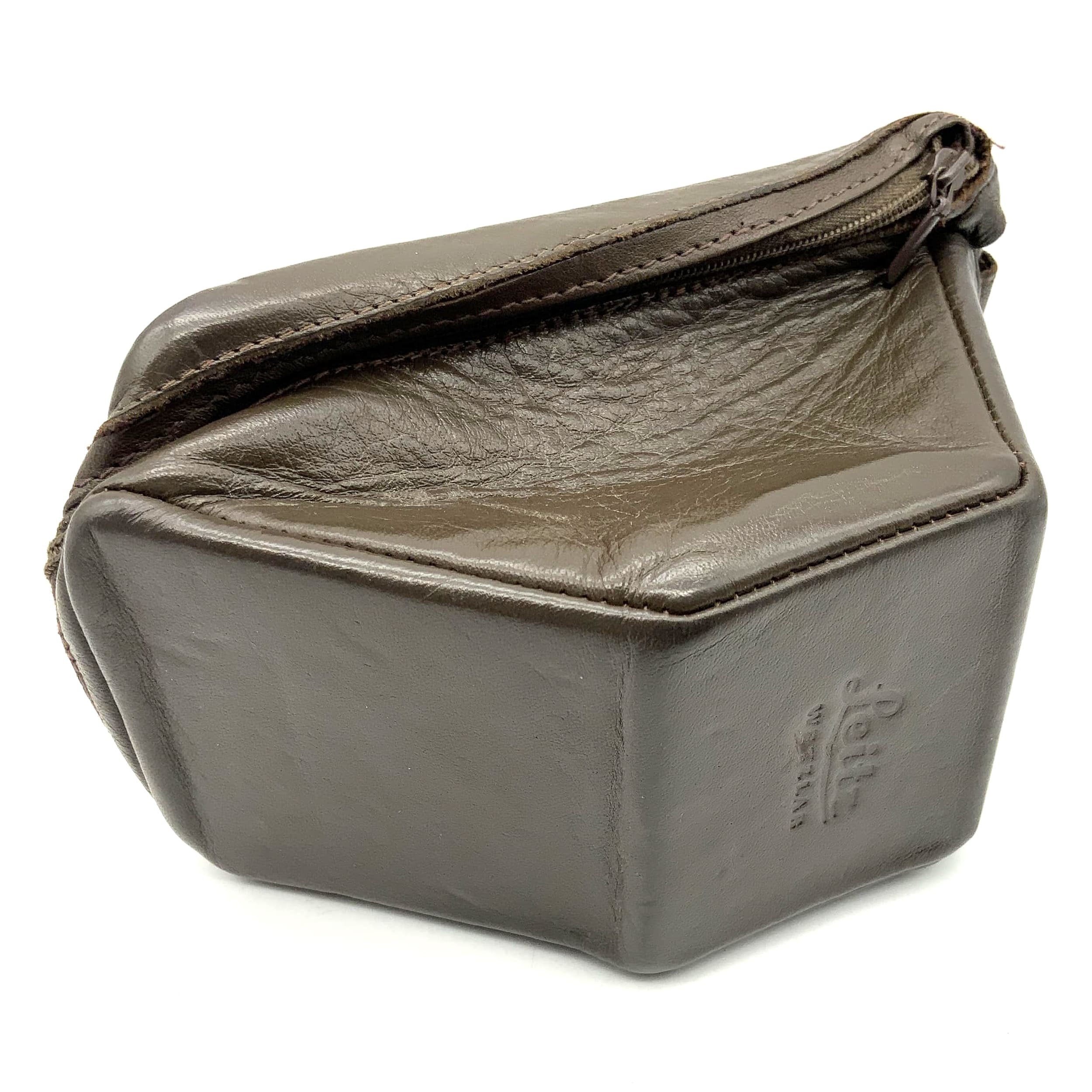 Sac photo Leitz en cuir marron pour Leica M5