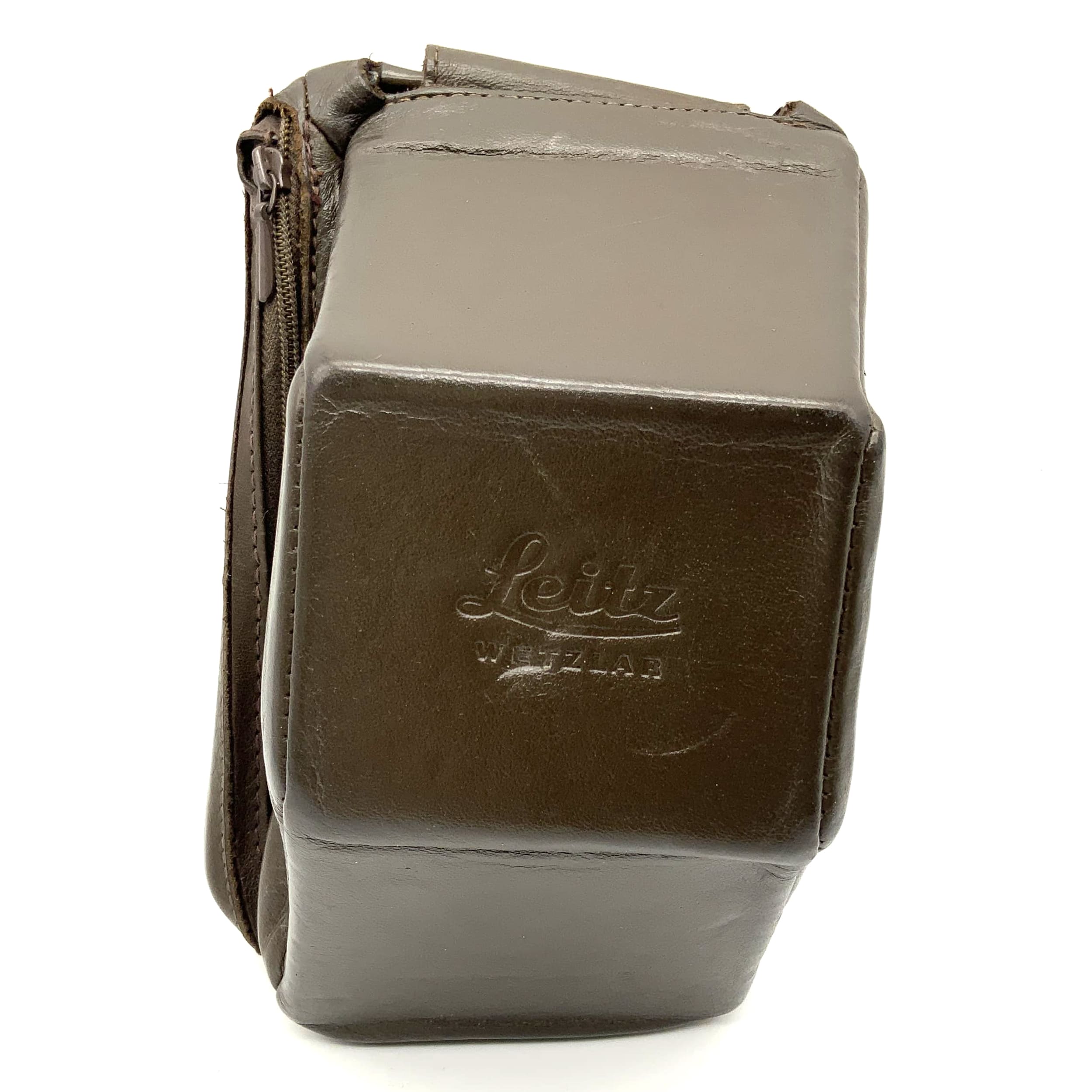 Sac photo Leitz en cuir marron pour Leica M5