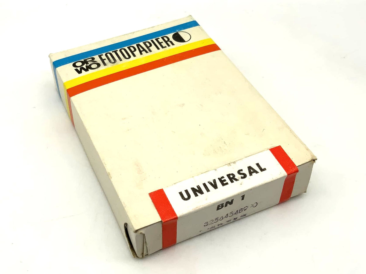 Papier photo ORWO BN1, 100 feuilles, 7,4 x 10,5 cm, nouveau papier d'agrandissement universel BN1