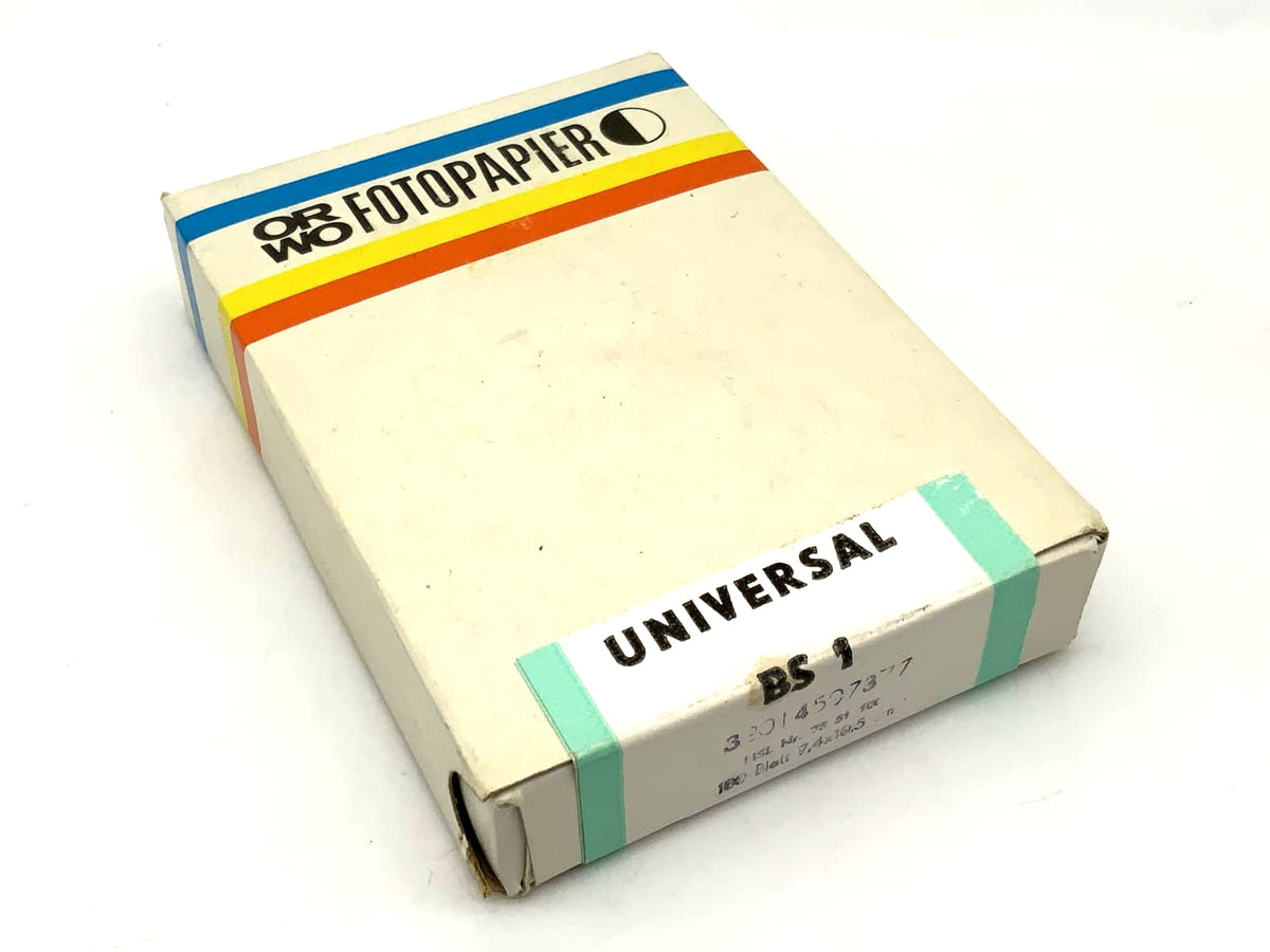 Papier photo ORWO BS1, 100 feuilles, 7,4 x 10,5 cm, neuf, papier d'agrandissement universel BS1