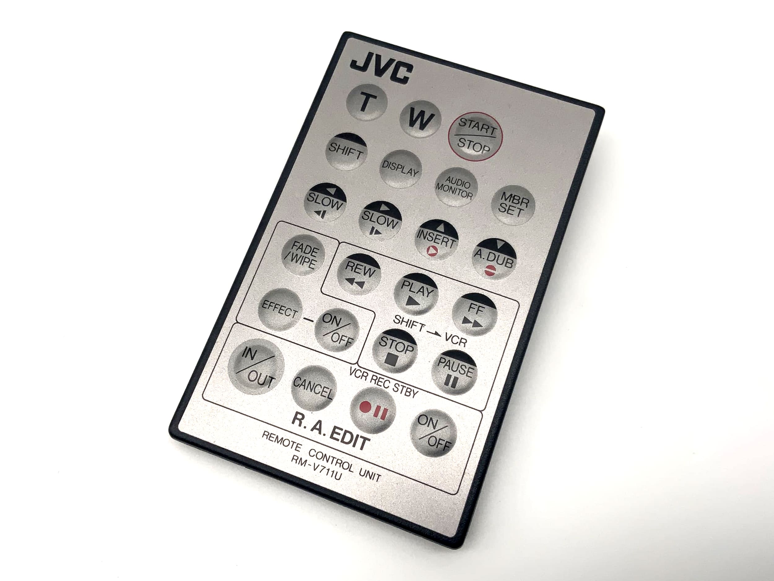 JVC RM-V711U silver remote control for camcorders